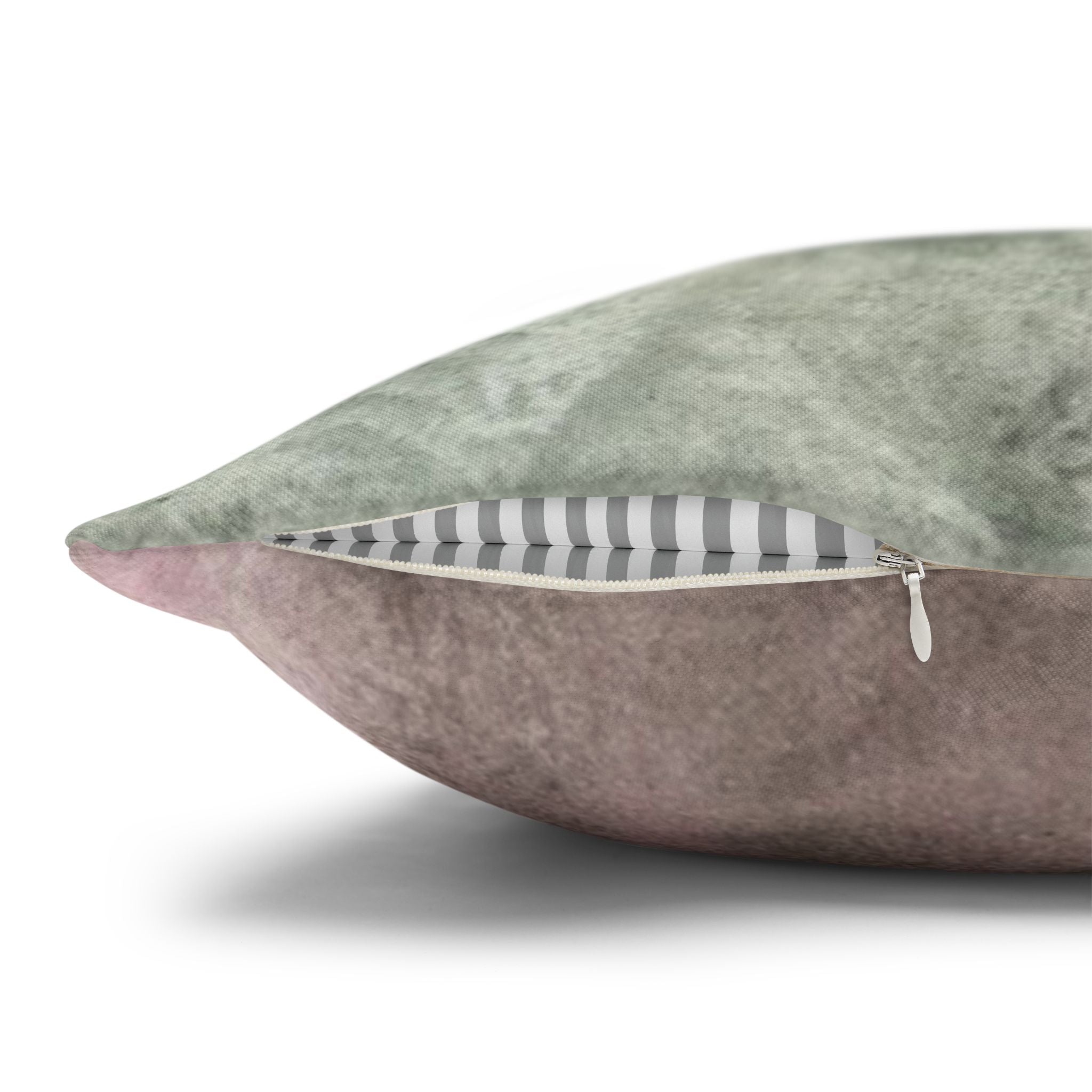 Abstract Pillow Cover | Green Earthy Watercolor Pillowcase