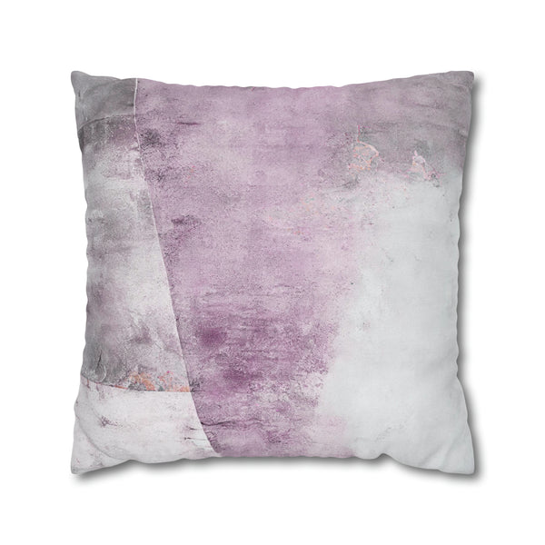 Abstract Pillow Cover | Blush Pink, Grey Ombre