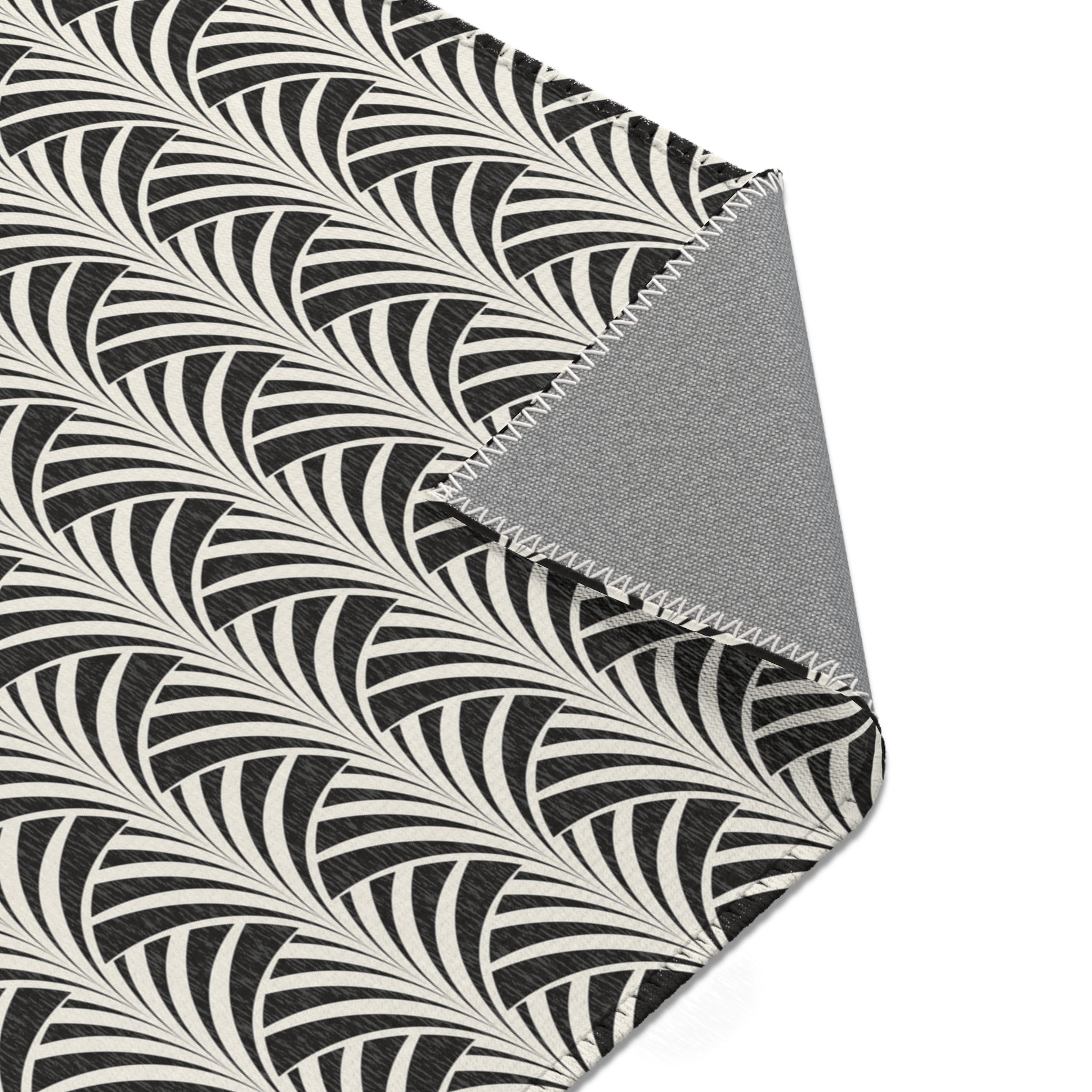 Art Deco Gatsby Area Rug | Black
