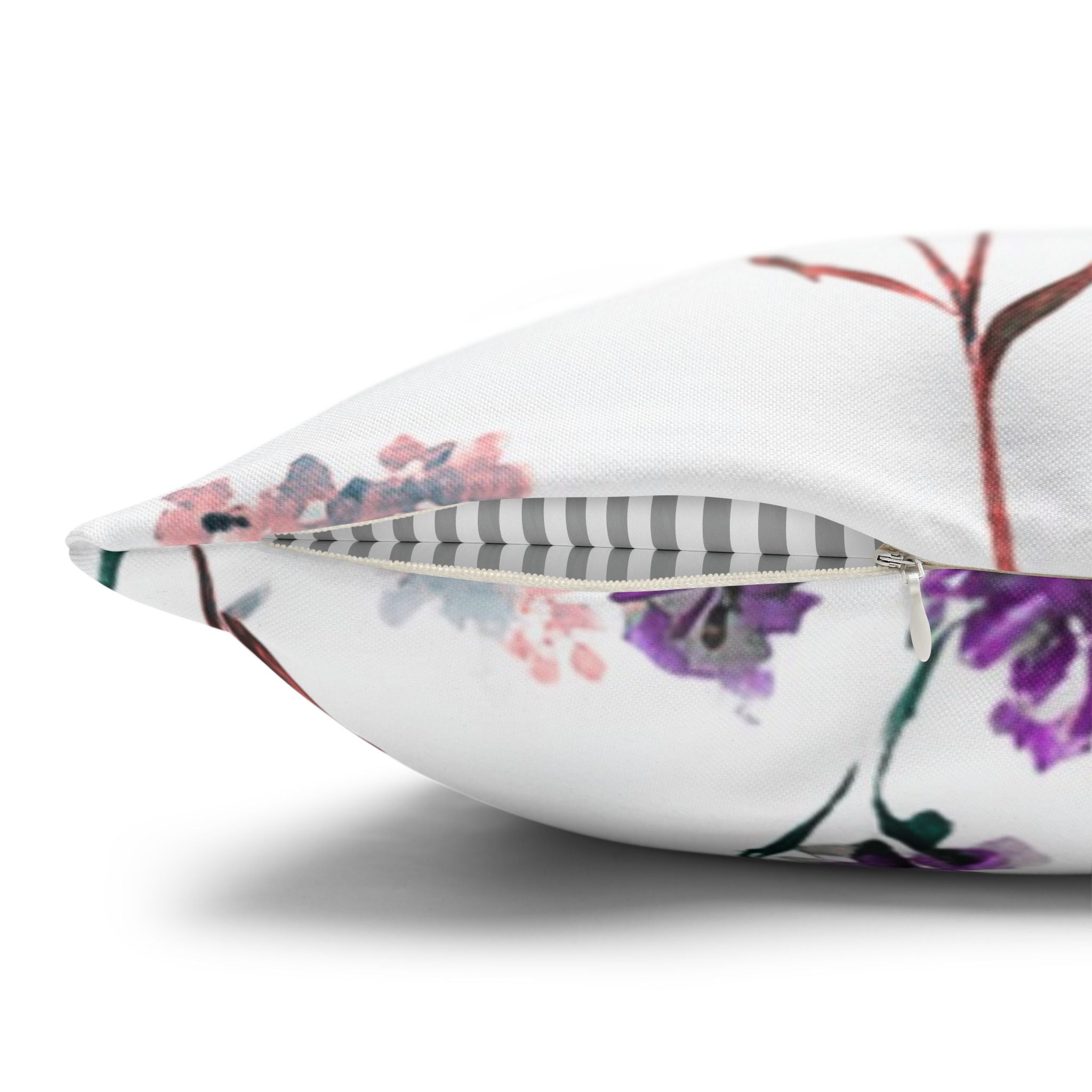 Floral Pillow Cover | Green Blush Watercolor Pillowcase