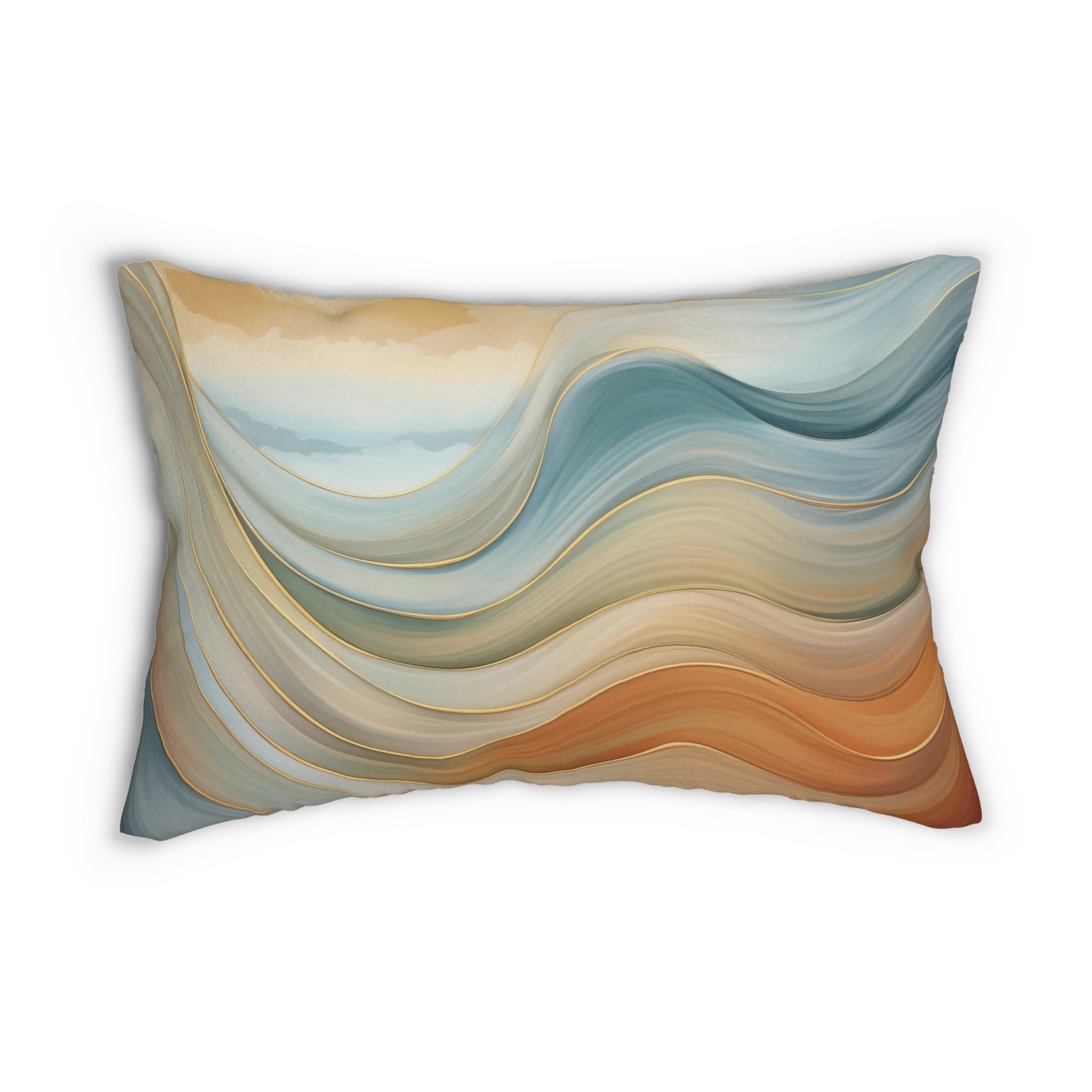 Lumbar rectangle throw pillow