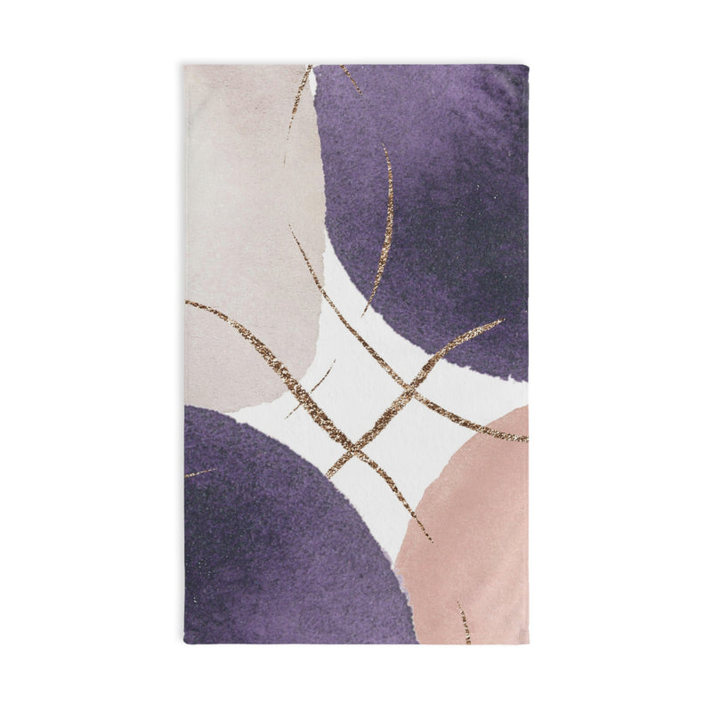 Abstract Kitchen, Bath Hand Towel |Blush Pink, Lavender Purple Towel