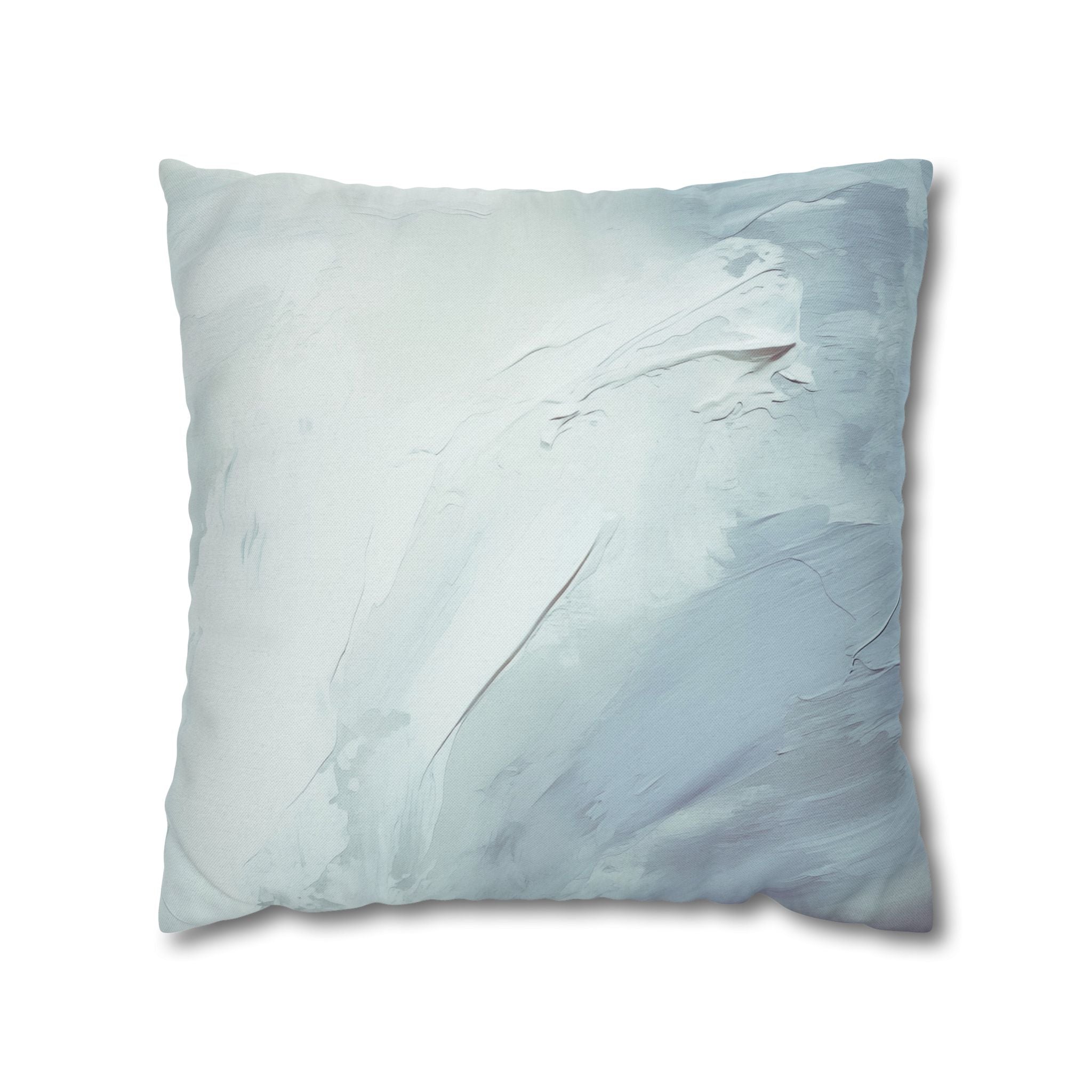 Abstract Blue Pillow Cover | Sky Pale Blue Ombre