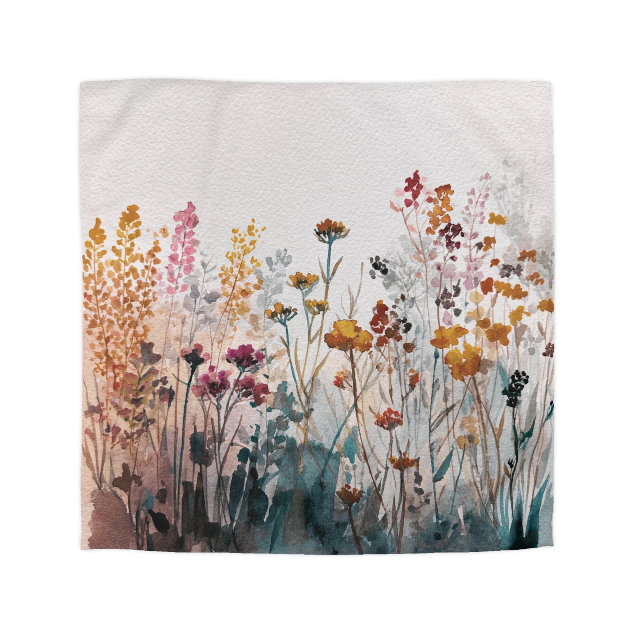 Floral Duvet, Pillow Cover | White Bedroom Decor