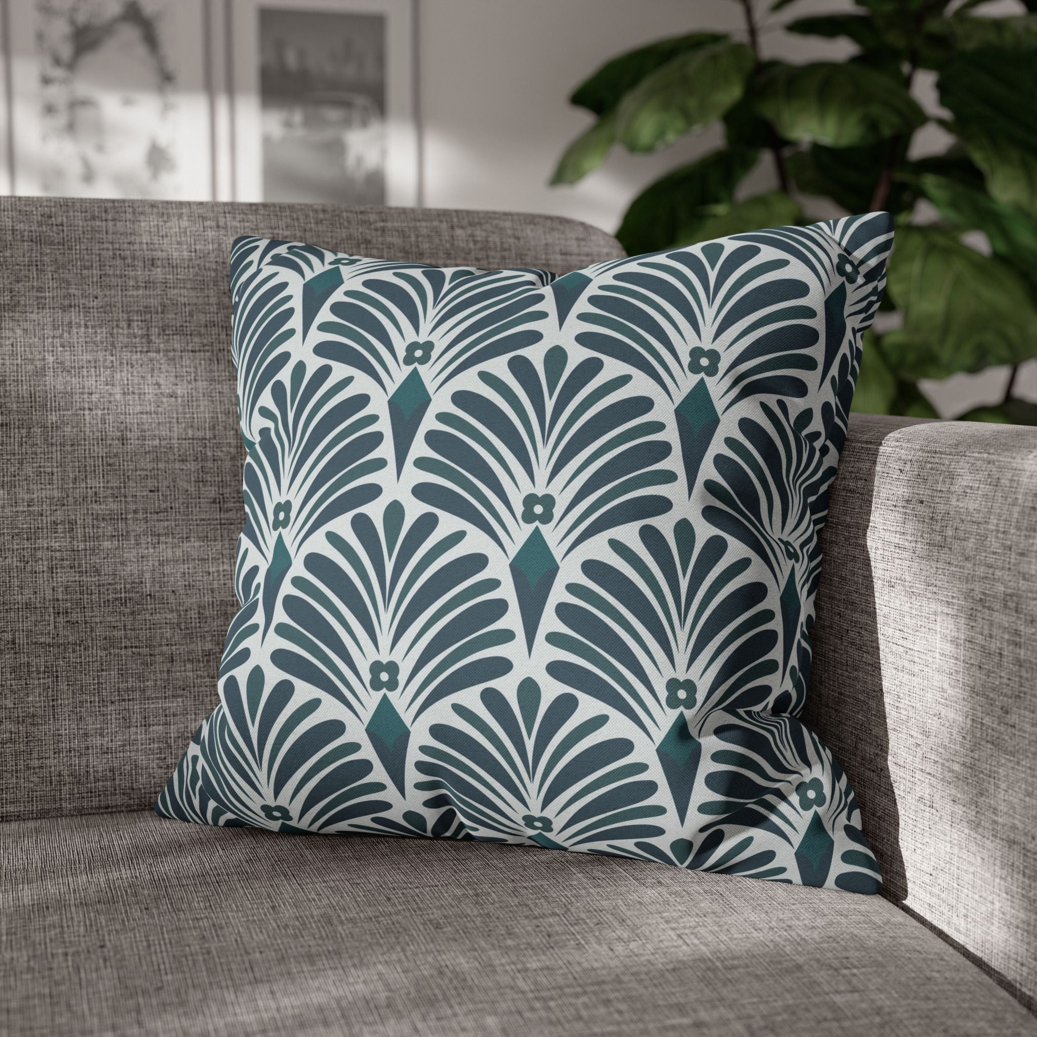 Retro Pillow Cover | Art Nouveau Pillowcase