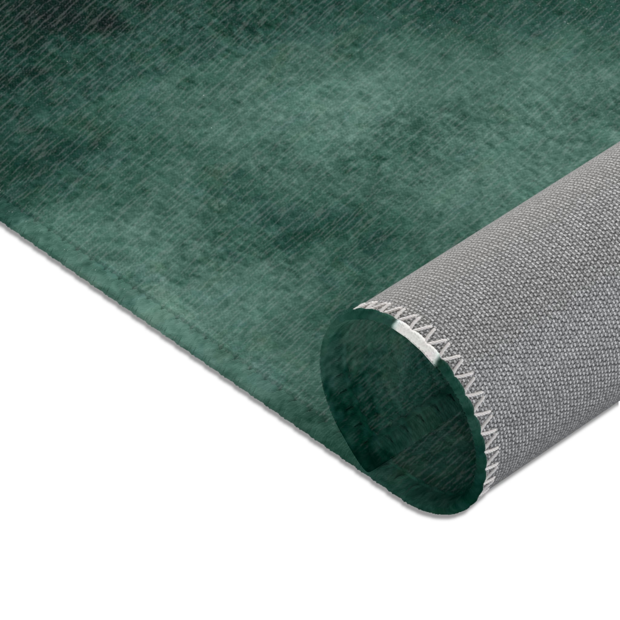 Abstract Area Rug | Watercolor Burnt Orange Sage Green White