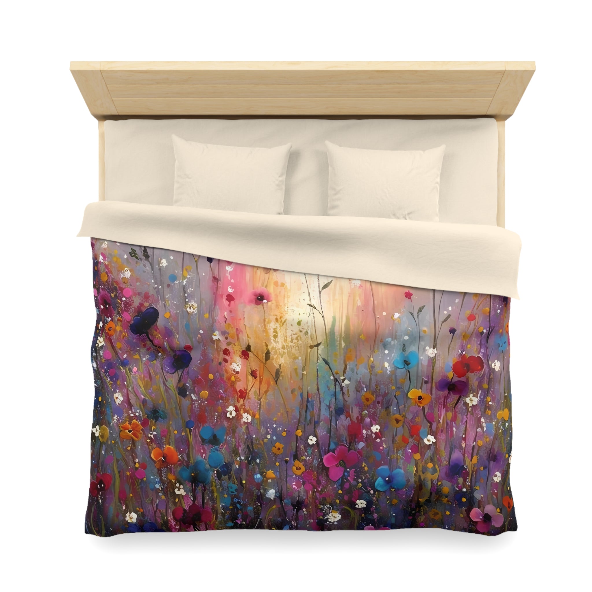 Floral Duvet, Pillow Cover | Wildflowers Bedroom Decor