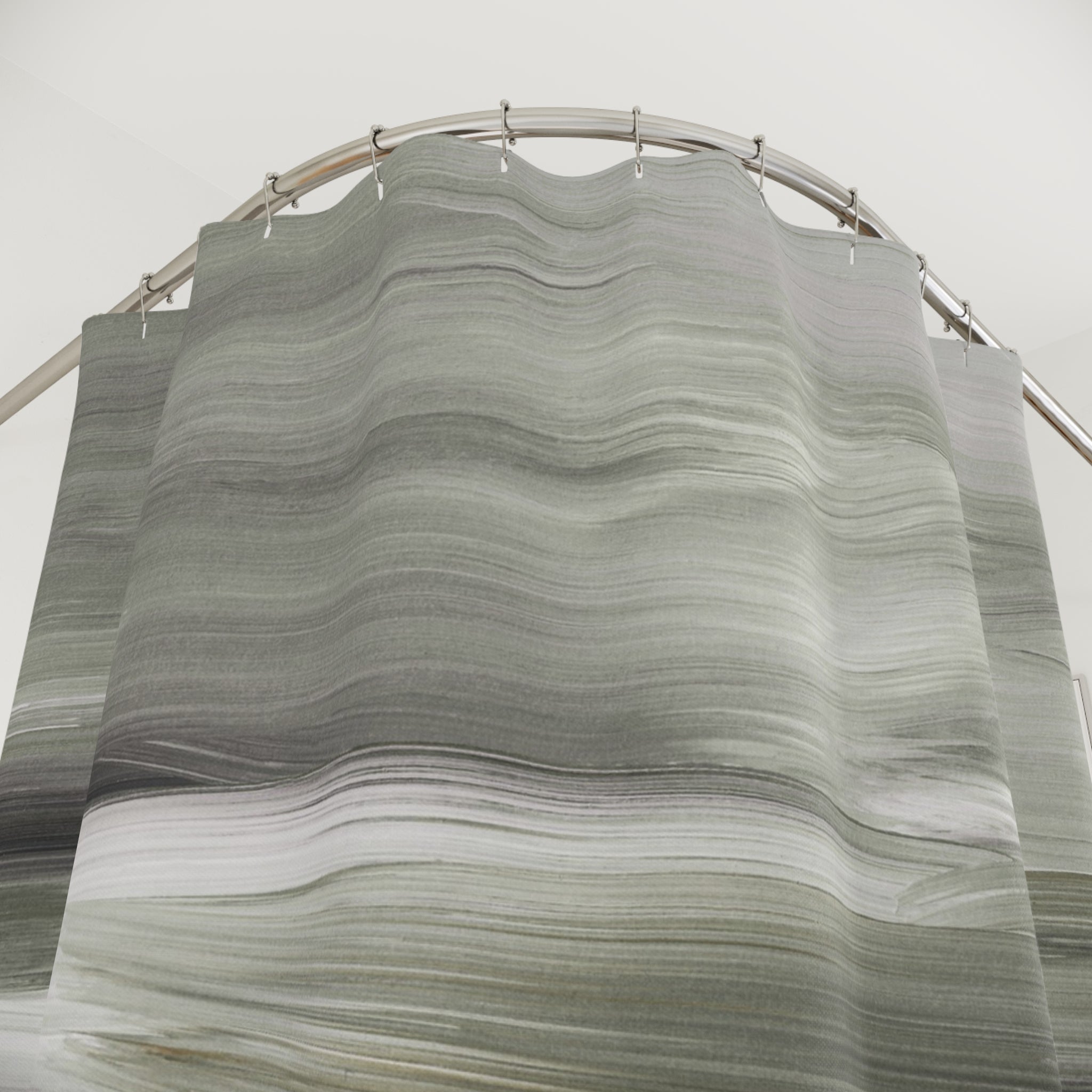Aesthetic Shower Curtain | Modern Abstract Ombre