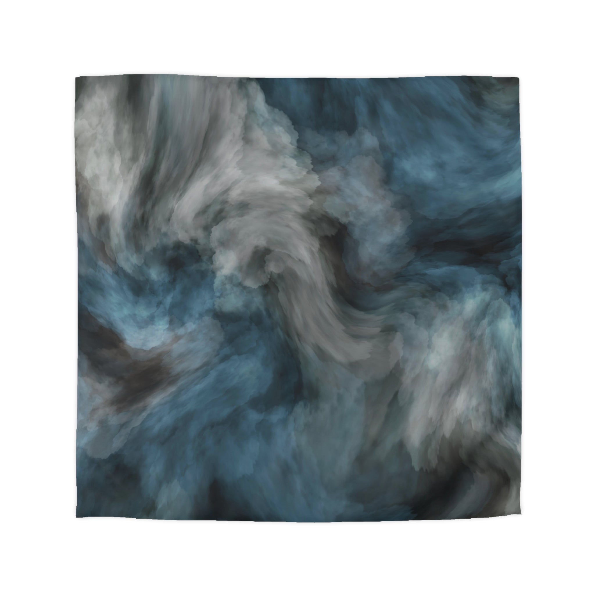 Abstract Duvet, Pillow Cover | Blue Grey Bedroom Decor
