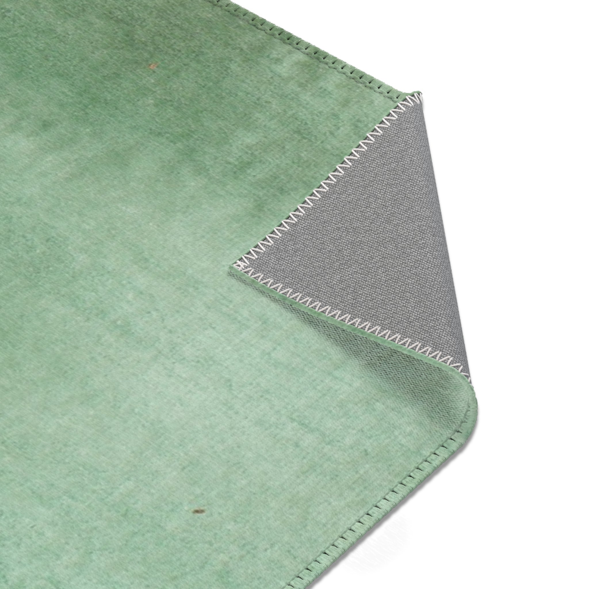 Boho Area Rug | Sage Green, Watercolor Ombre