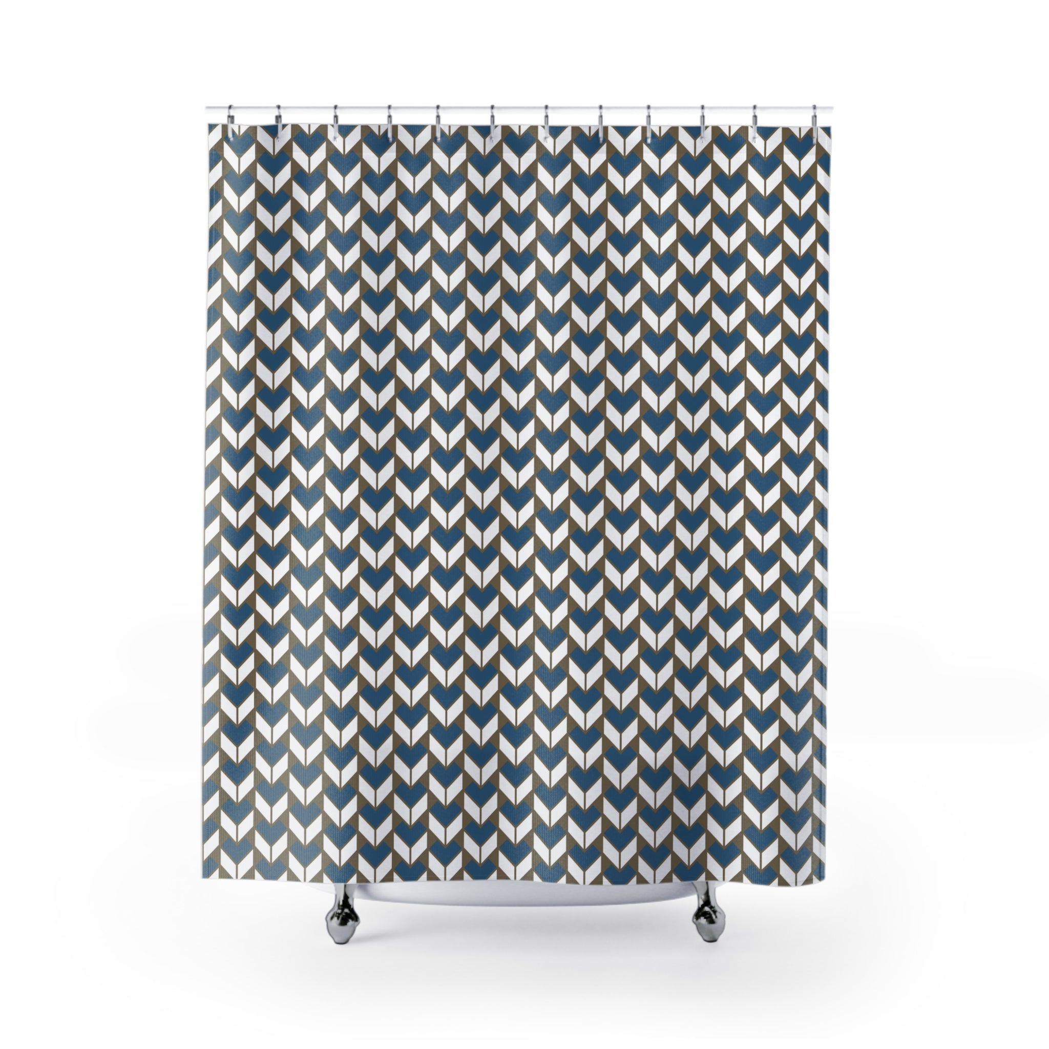 Art Deco Shower Curtain | Geometric Bathroom Decor