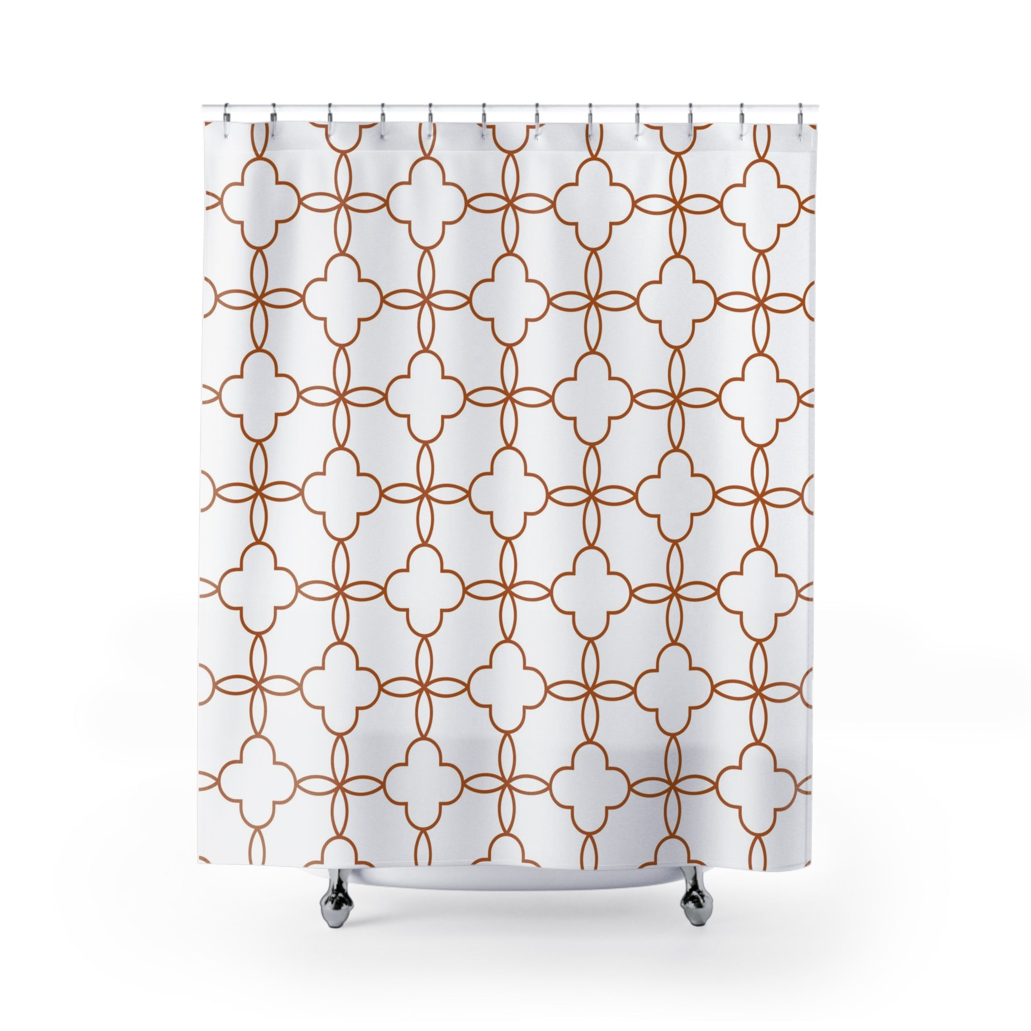 Boho Abstract Shower Curtain | Retro