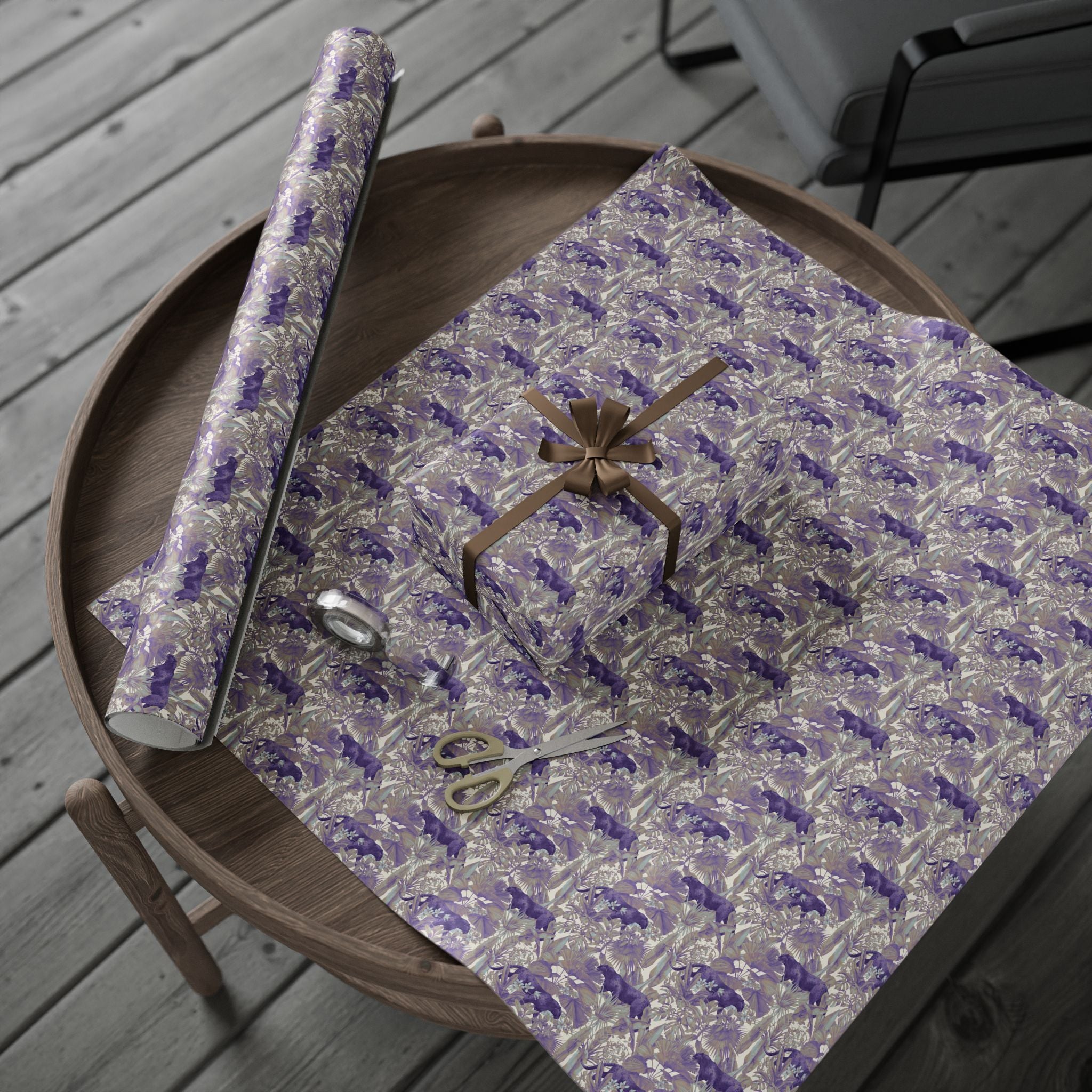 Jungle Wrapping Papers, Jaguar Gift Wrapping for the Holidays, Birthdays