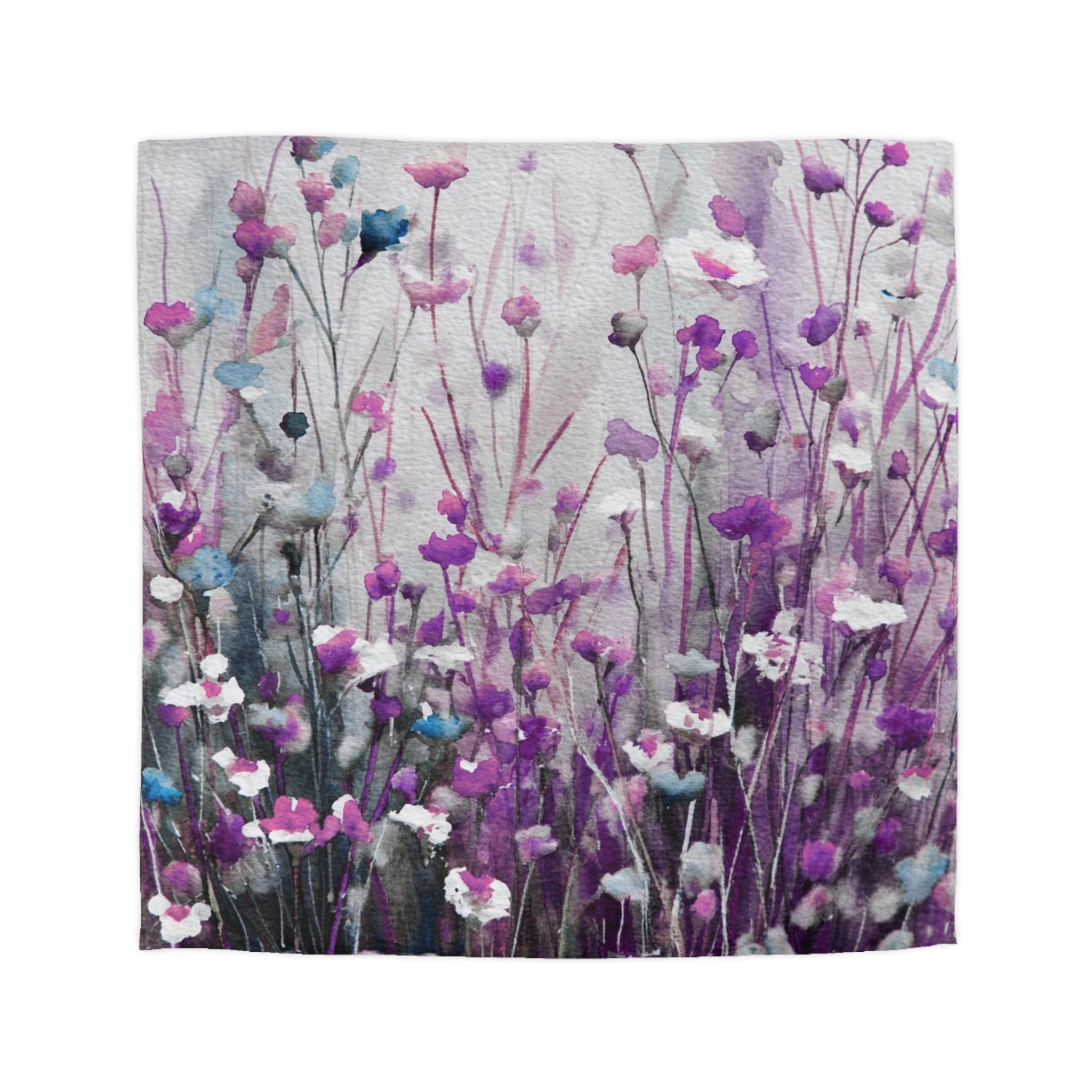 Floral Duvet, Pillow Cover | Purple Bedroom Decor