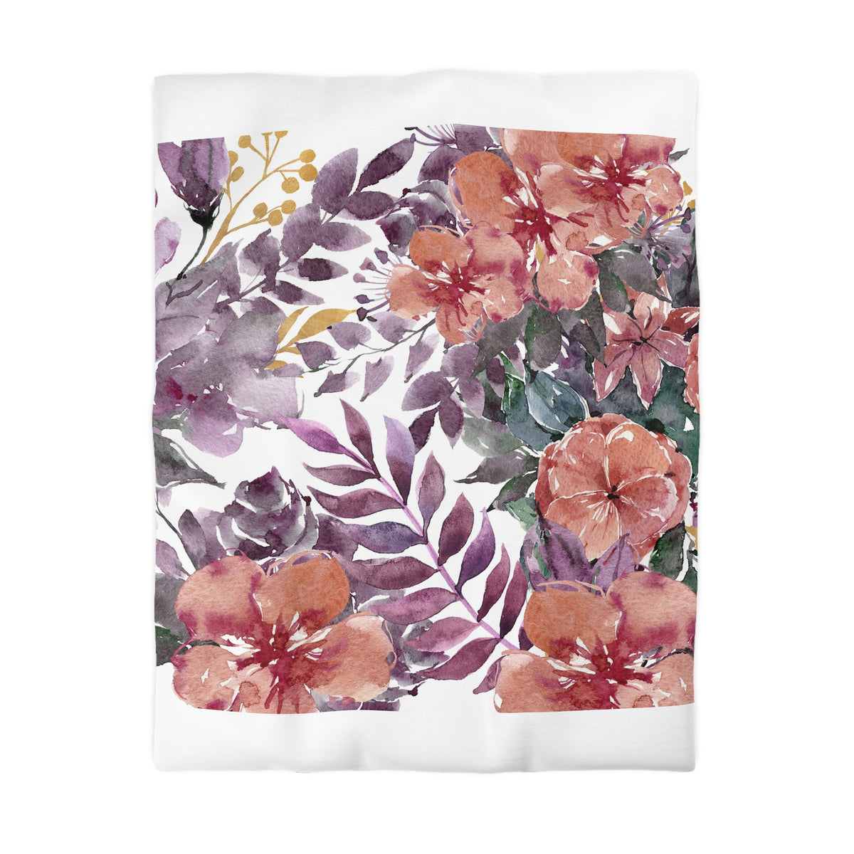 a vibrant and colorful floral pattern with various shades of pink, purple, and green flowers and leaves.