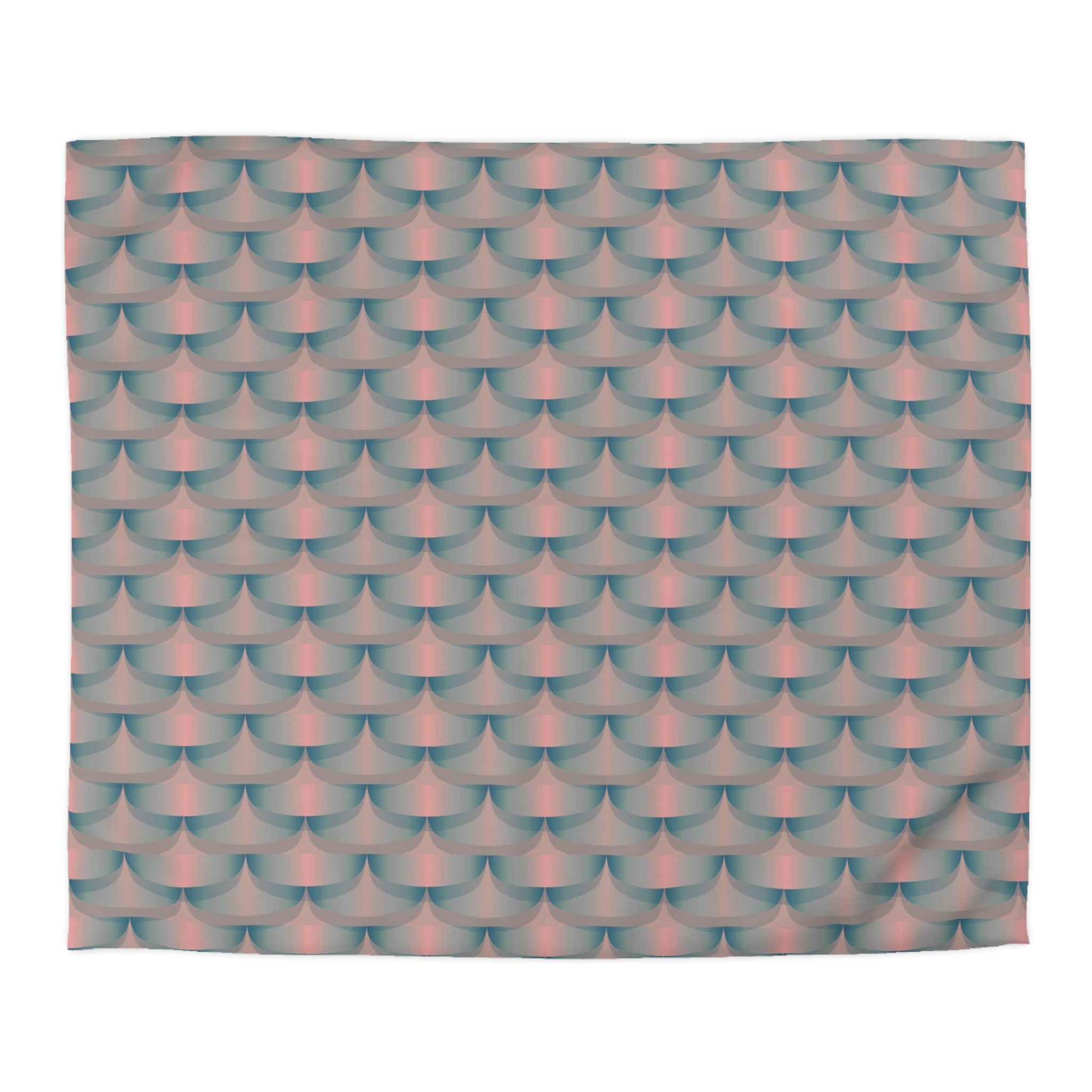 Art Deco Duvet Cover | Pink Blue