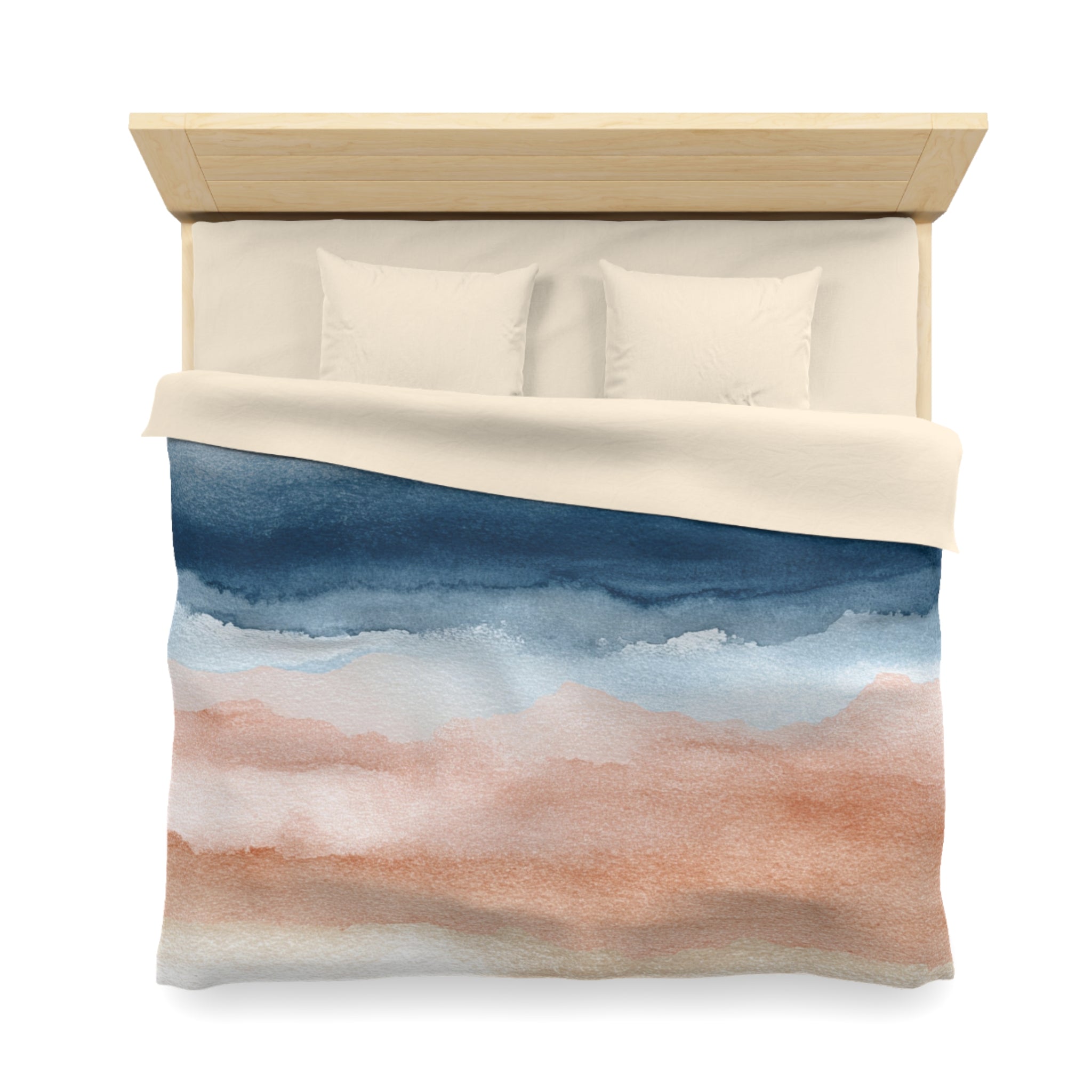 Ombre Duvet, Pillow Cover | Pink Blue Bedroom Decor