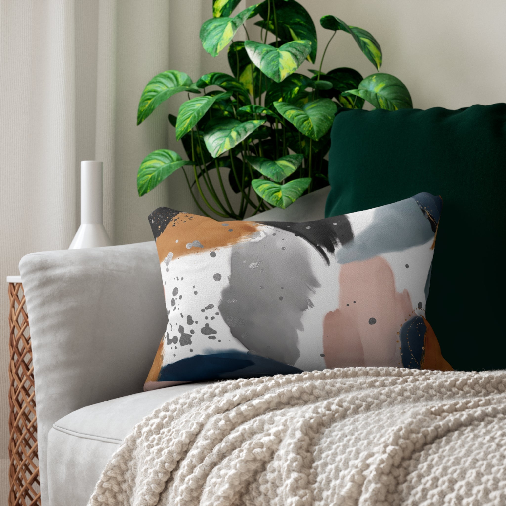 Modern Abstract Lumbar Pillow