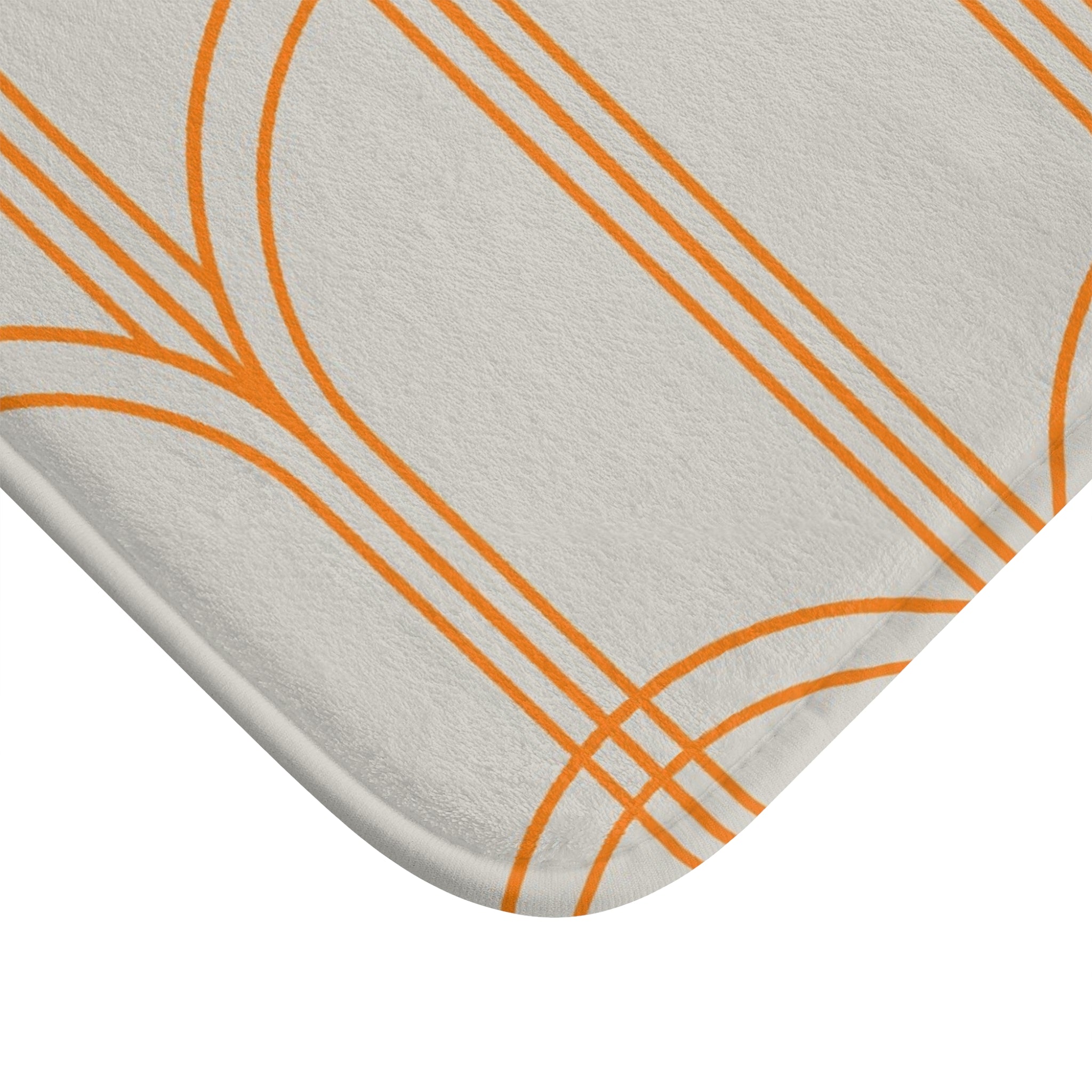 Art Deco Kitchen, Bath Mat | Grey Orange Arches