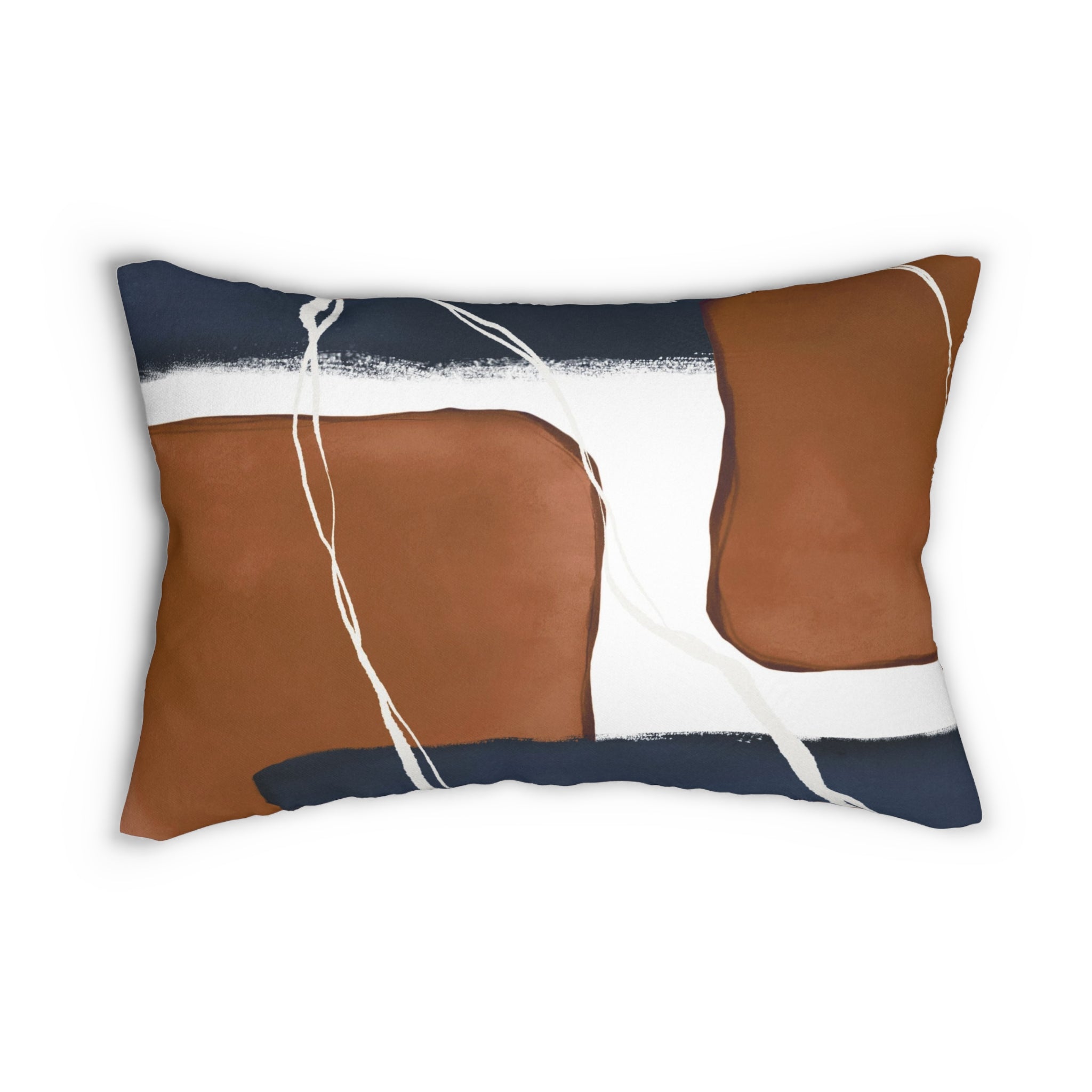 Lumbar rectangle throw pillow