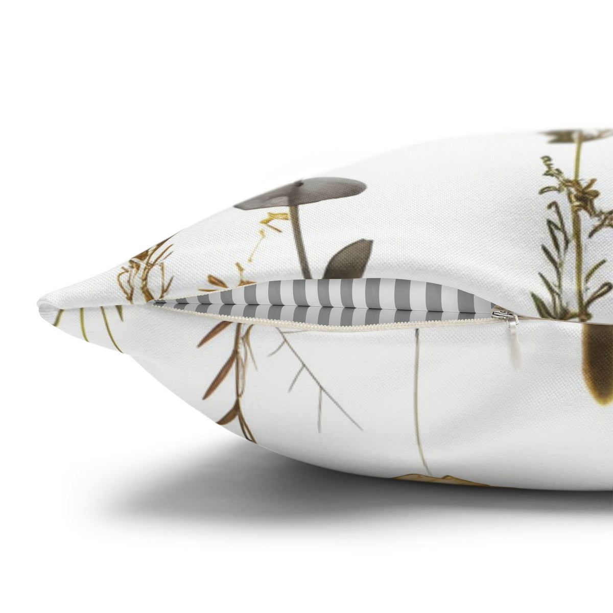 Rust and Sage Meadow Flower Pillow Cover