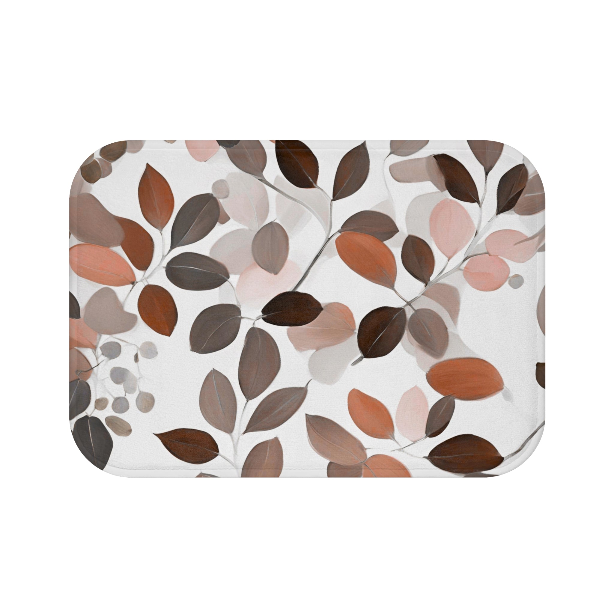 Autumn Leaves Bath Mat | Fall Colorful Kitchen Mat