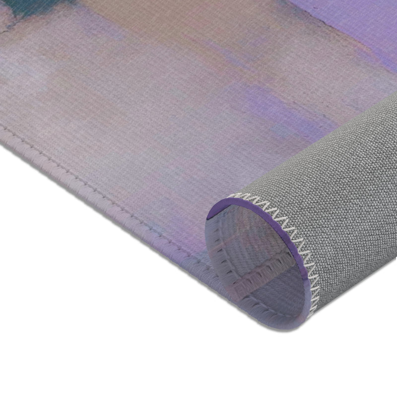 Abstract Large Area Rug | Lavender Lilac Purple