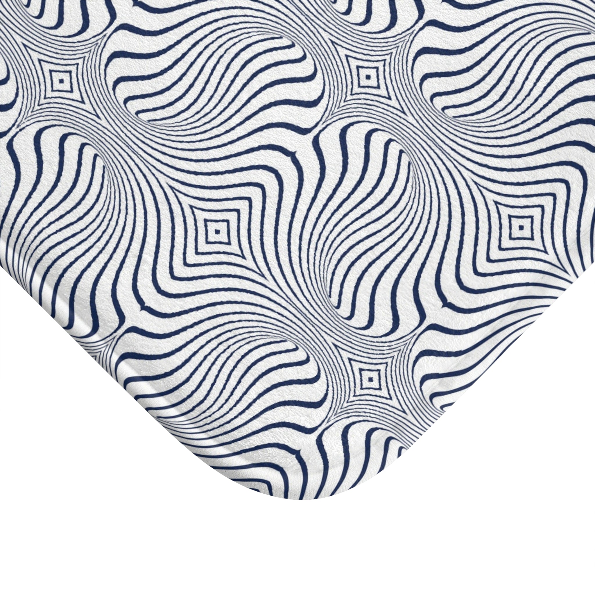 Art Deco Bath Mat | Line Art Geometric Kitchen Mat