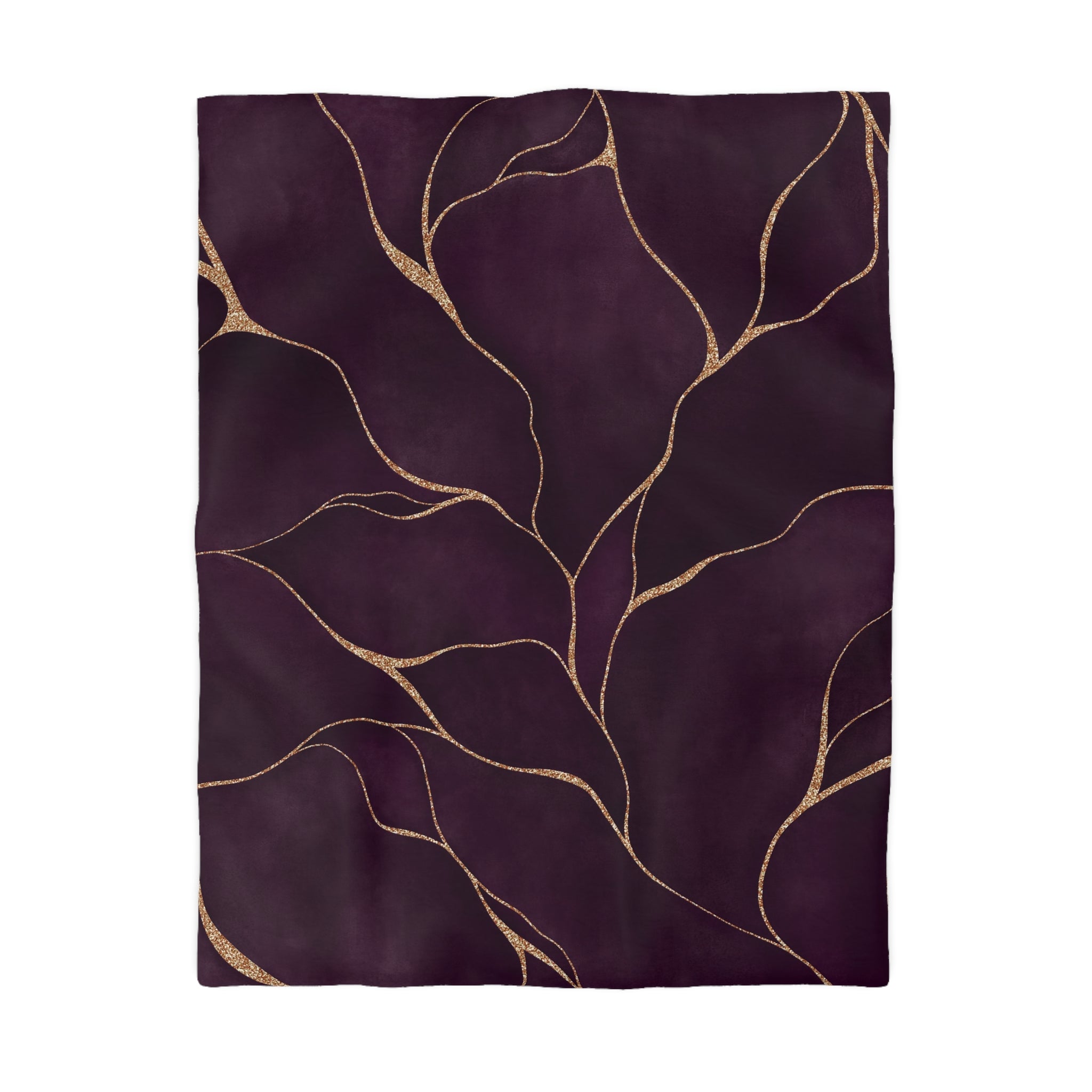 Abstract Duvet, Pillow Cover | Purple Beige Bedroom Decor