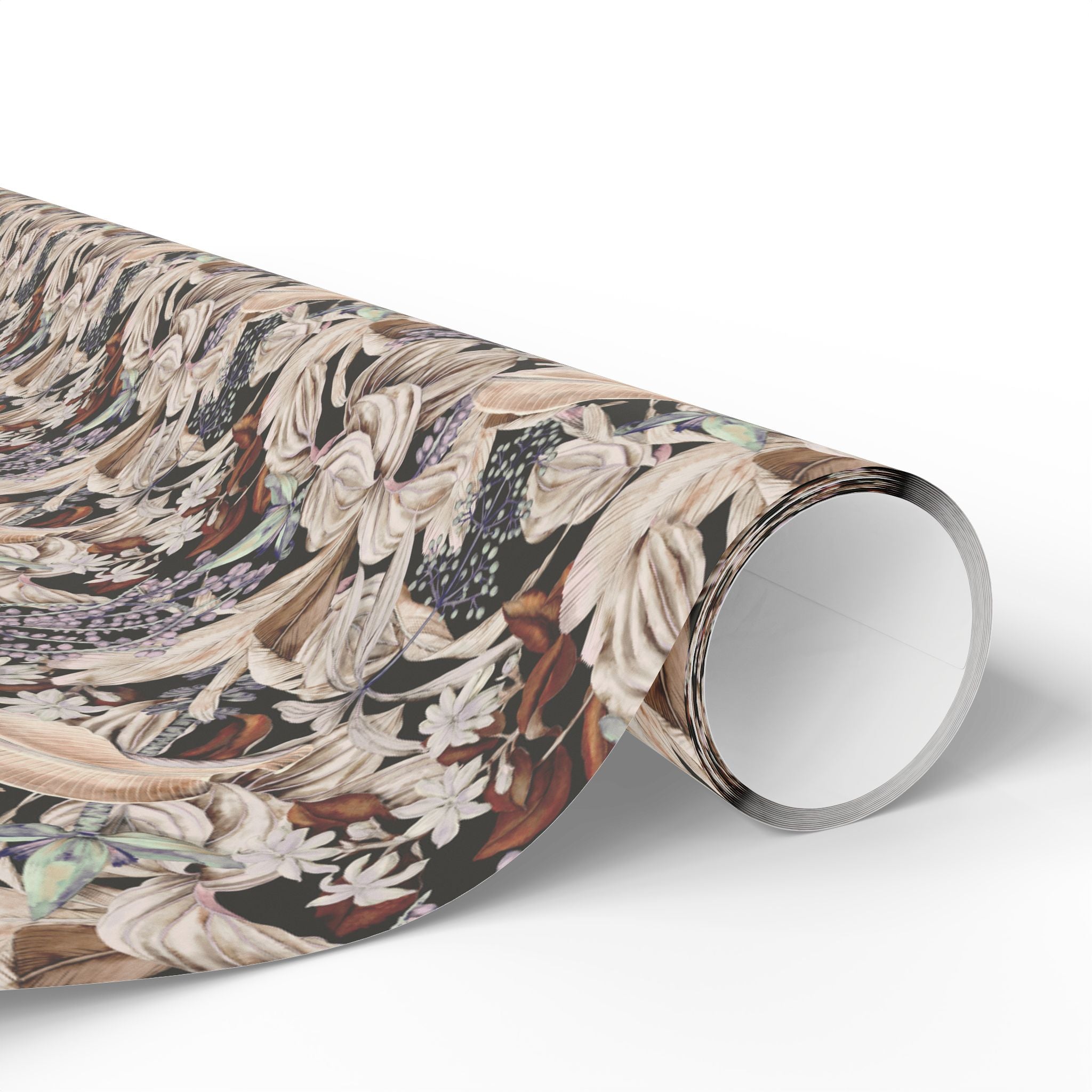 Floral Wrapping Papers, Moody Jungle Botanical Gift Wrapping for the Holidays, Birthdays