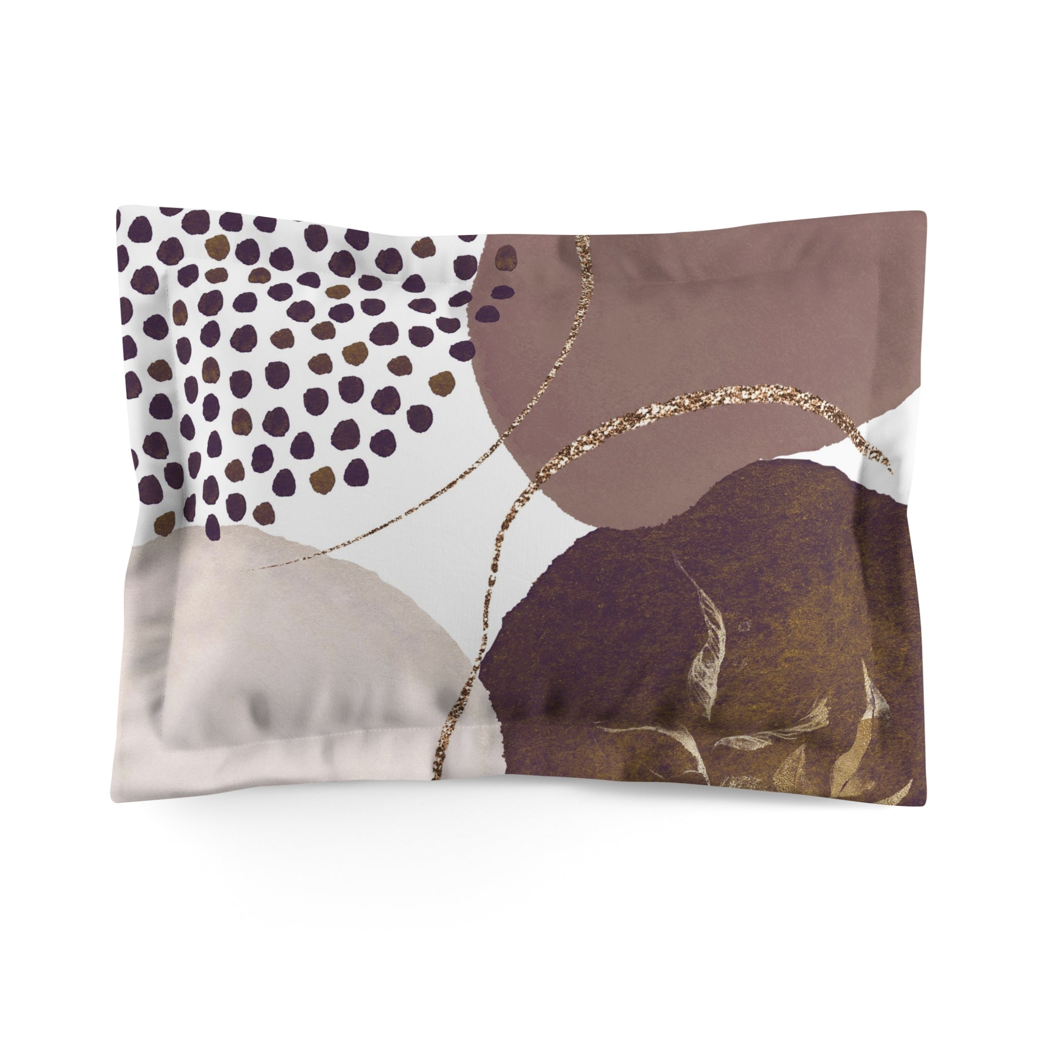 Bedding Pillow Sham | Modern Neutral Brown Blush Bedding Decor