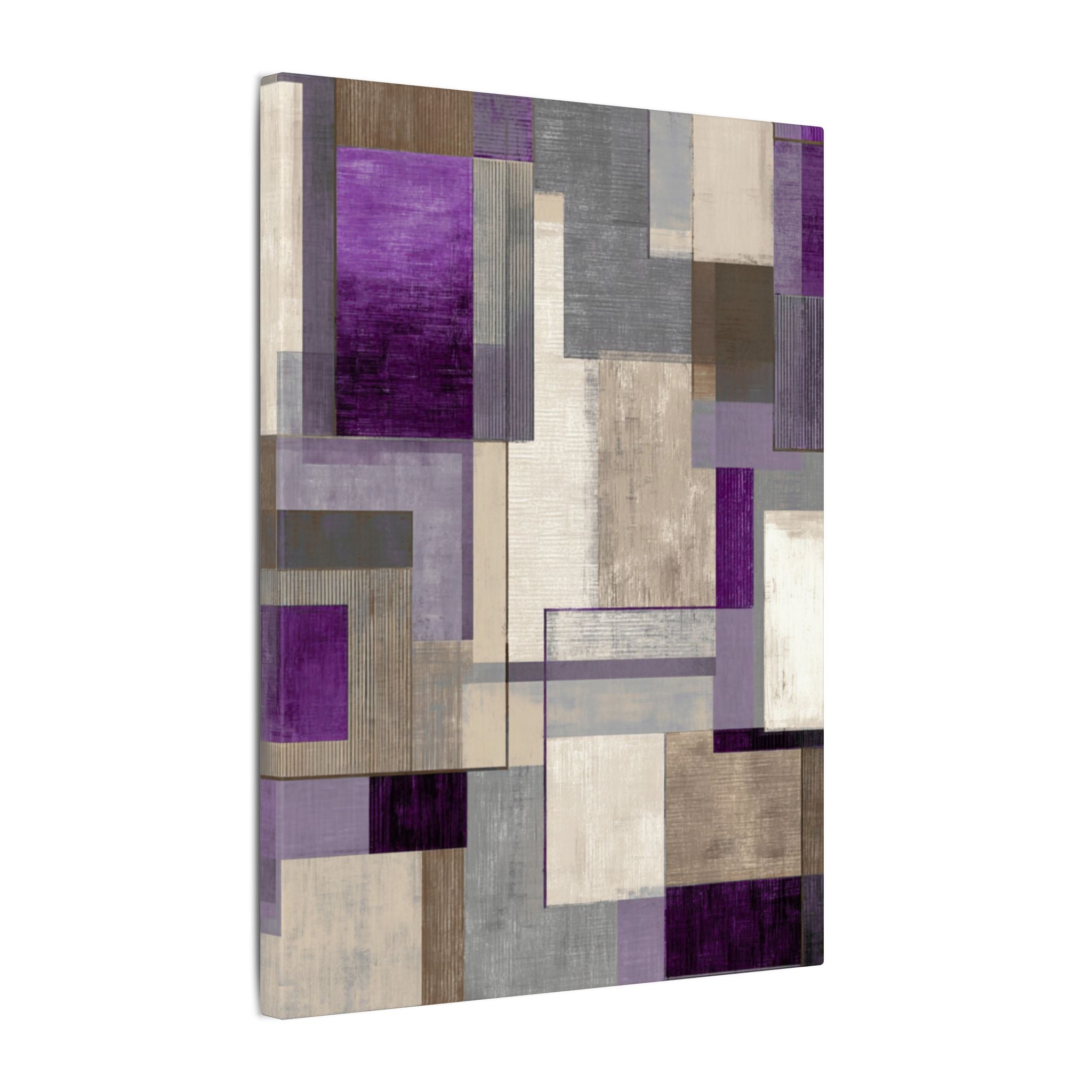Canvas Wall Art | Earthy Neutral Watercolor Boho Wall Artwork