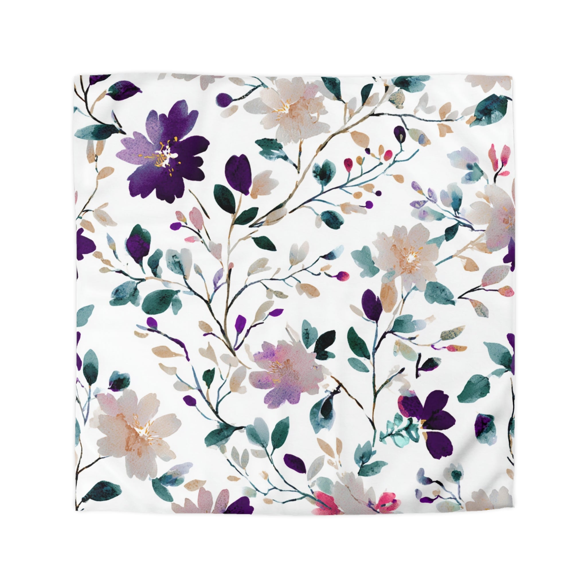 Floral Duvet, Pillow Cover | Wildflowers Bedroom Decor