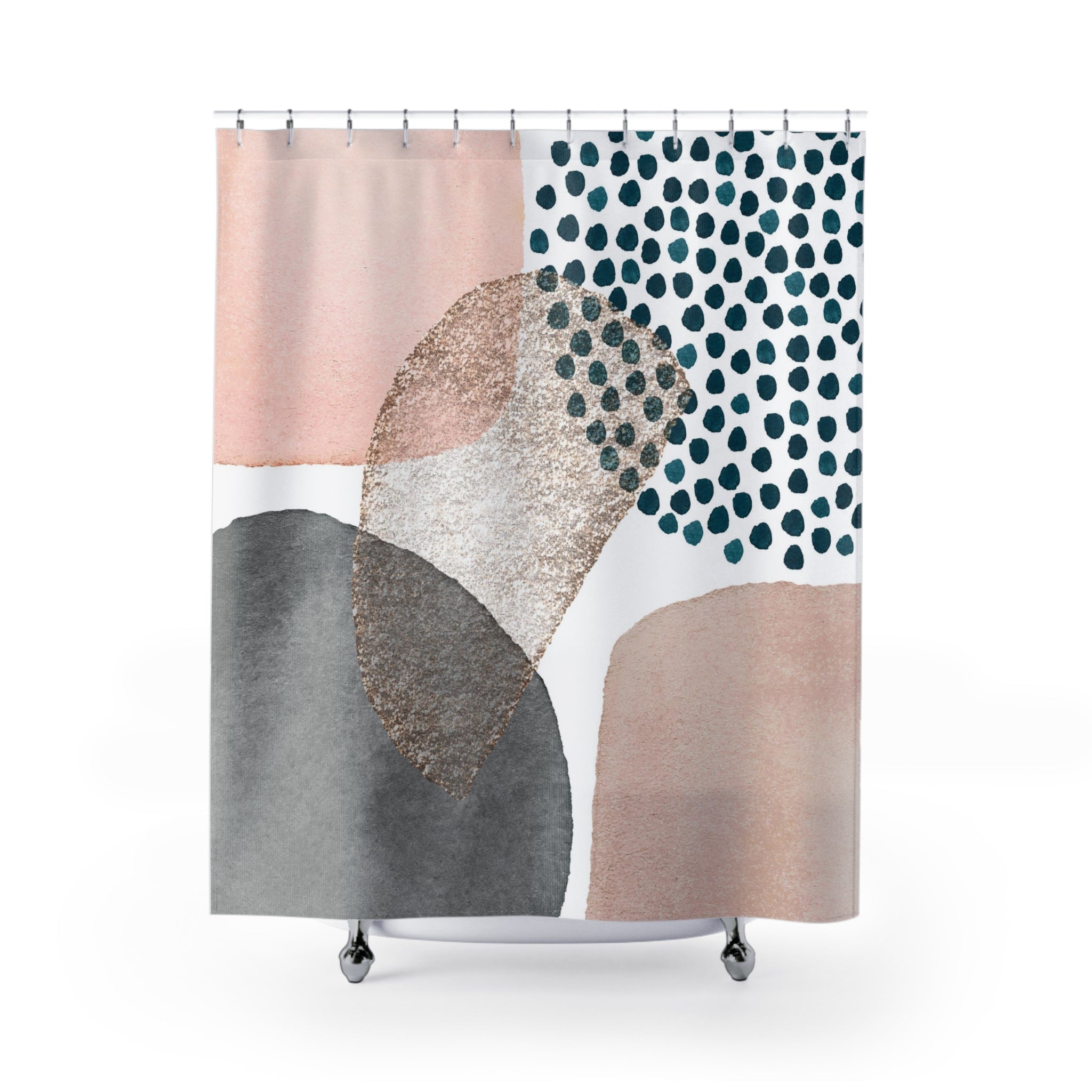 artsy shower curtain