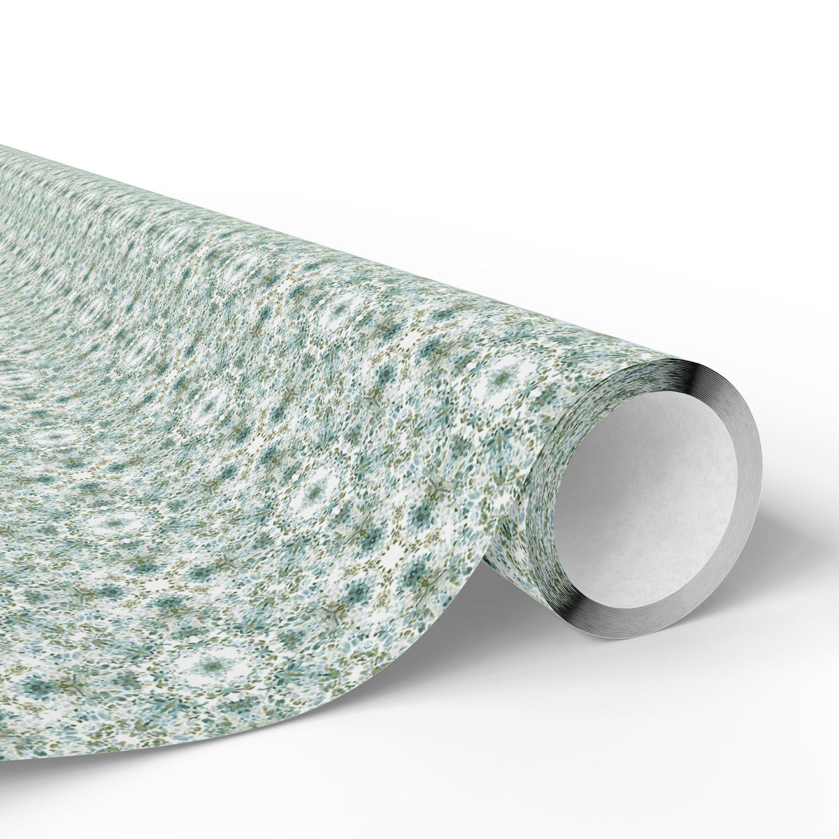 Sage Green Cream Watercolor Floral Wrapping Paper, Gift Wrap
