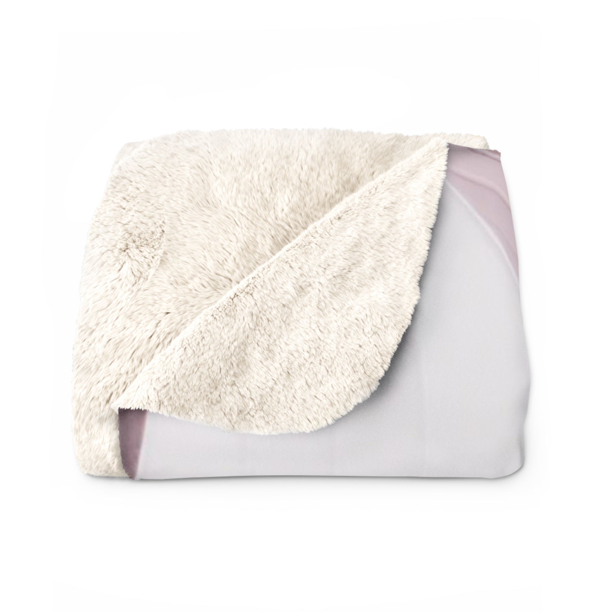 Abstract Throw Blanket | Mauve, Blush Pink Modern Art