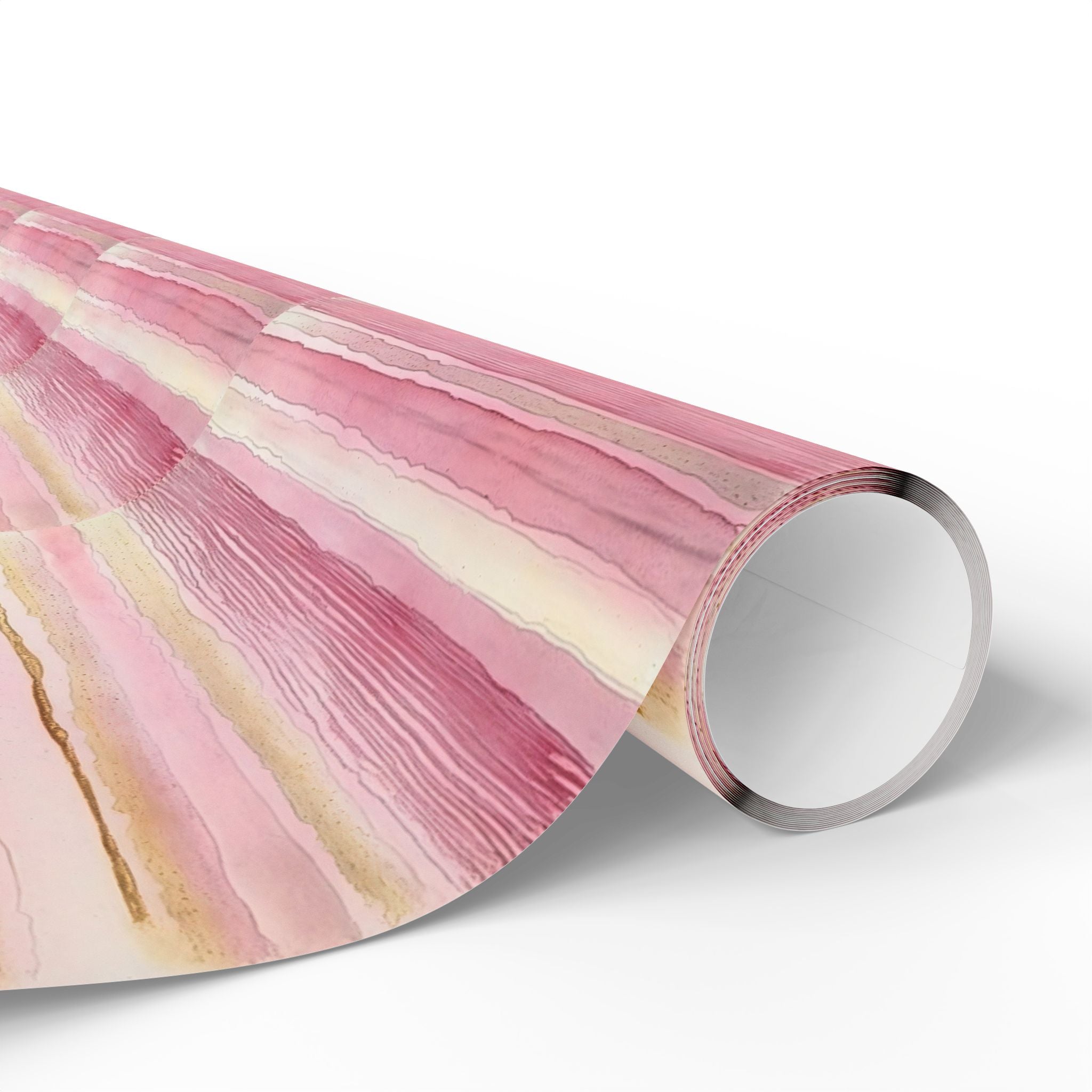 Abstract Wrapping Paper | Mauve Pink Ombre