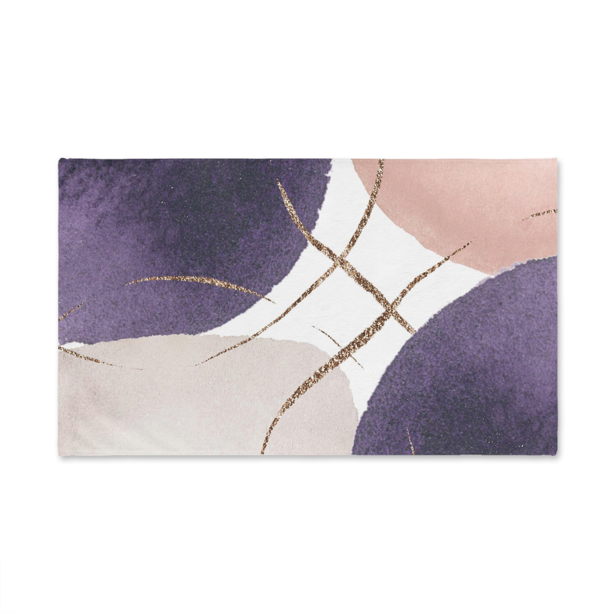 Abstract Kitchen, Bath Hand Towel |Blush Pink, Lavender Purple Towel