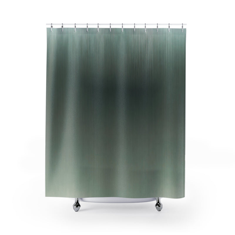 Abstract Shower Curtain | Sage Green Ombre