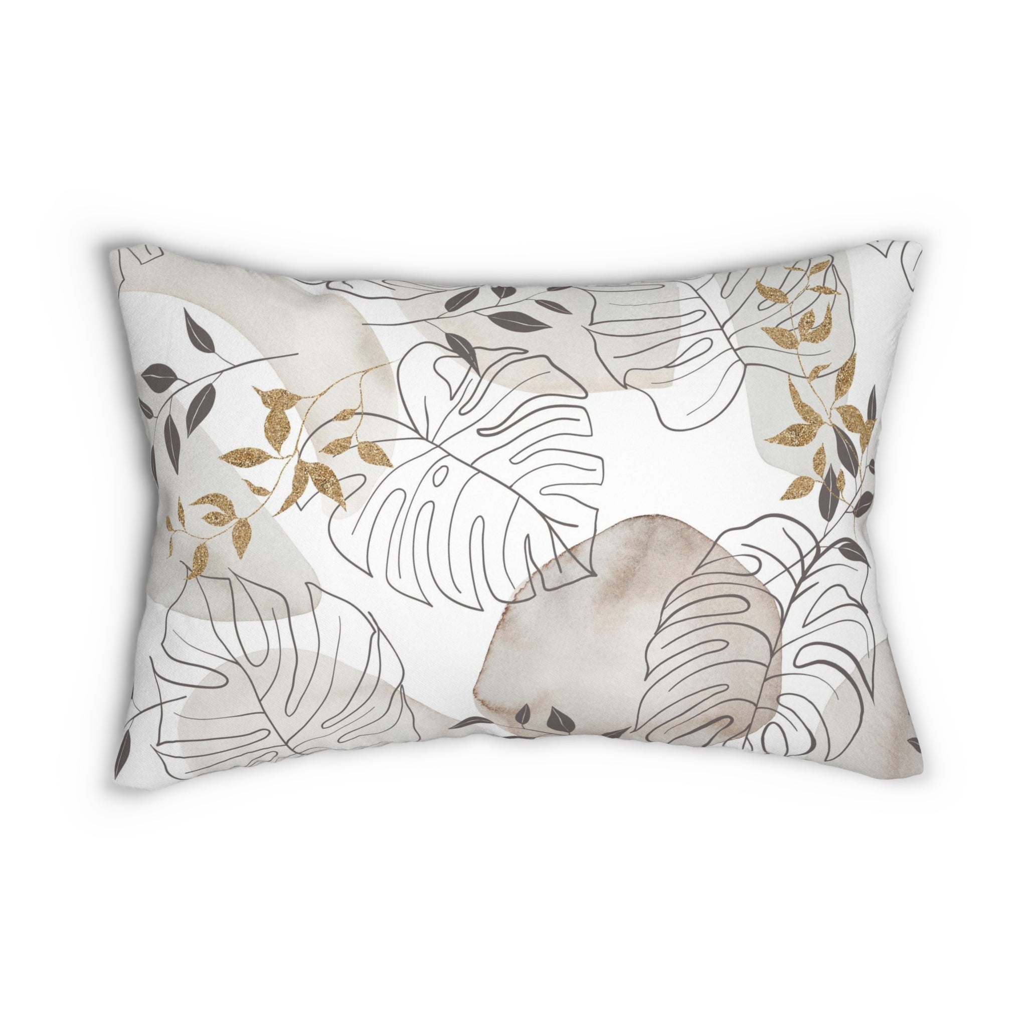 Lumbar rectangle throw pillow