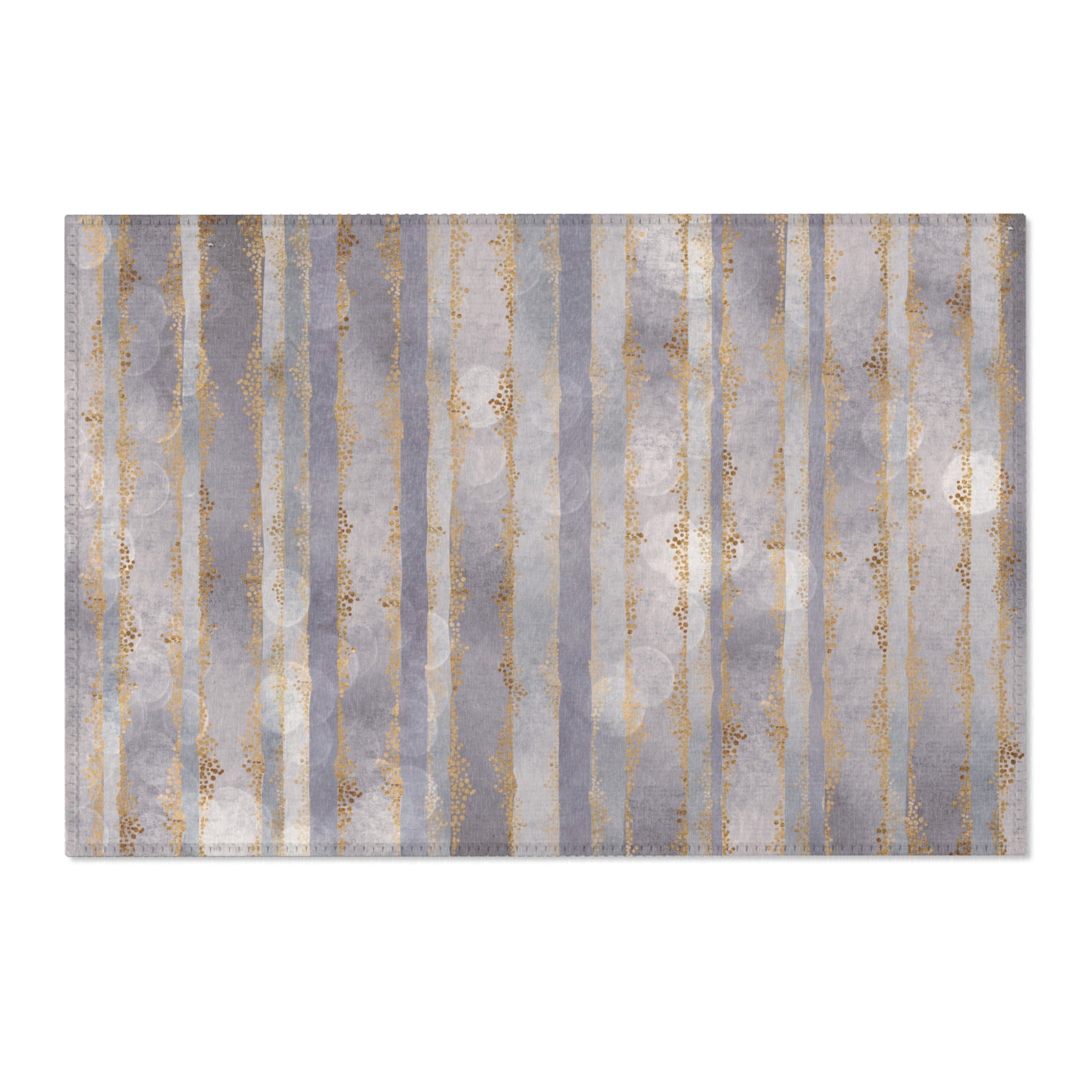 Boho Area Rug | Grey, Muted Gold Beige