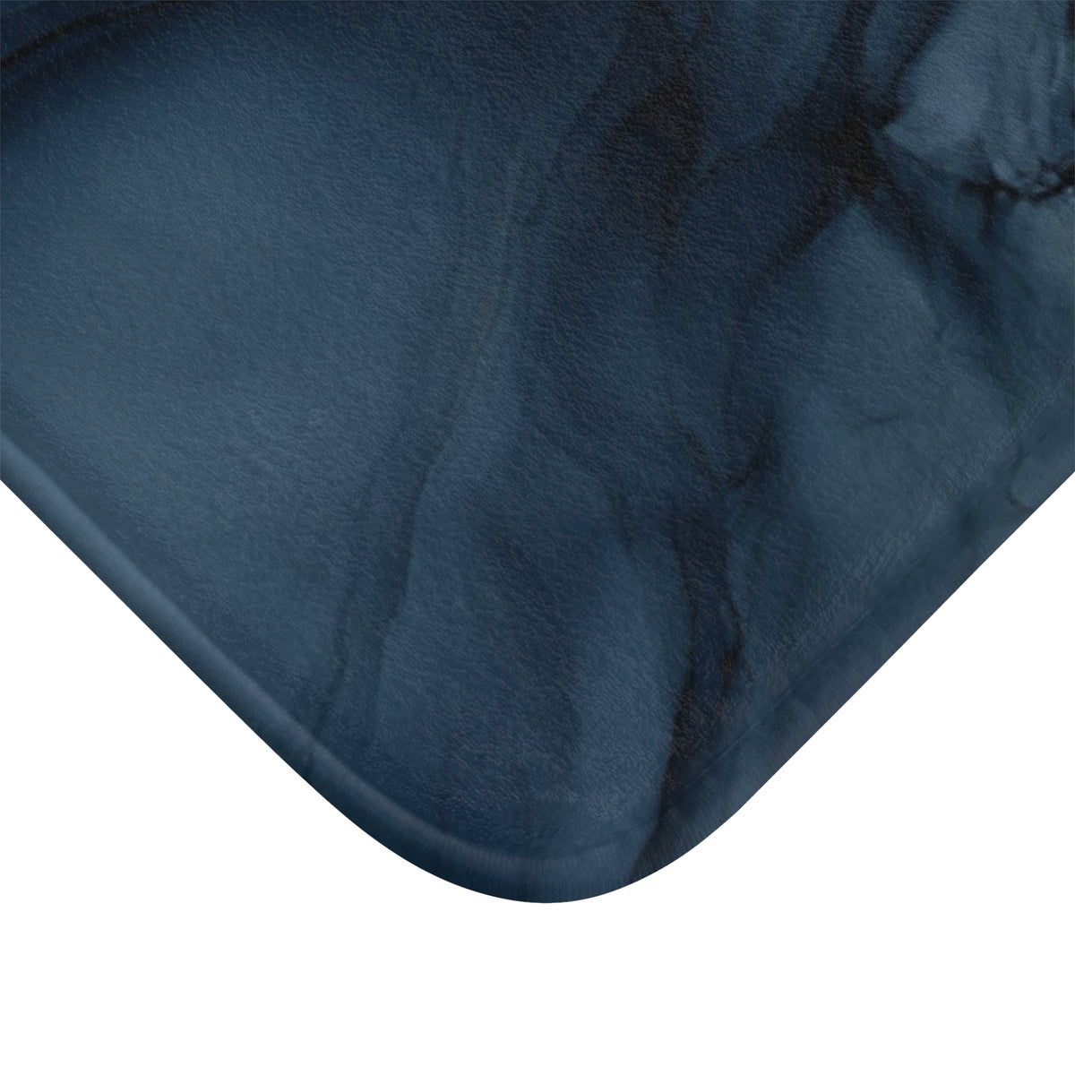 a close up of a piece of blue material