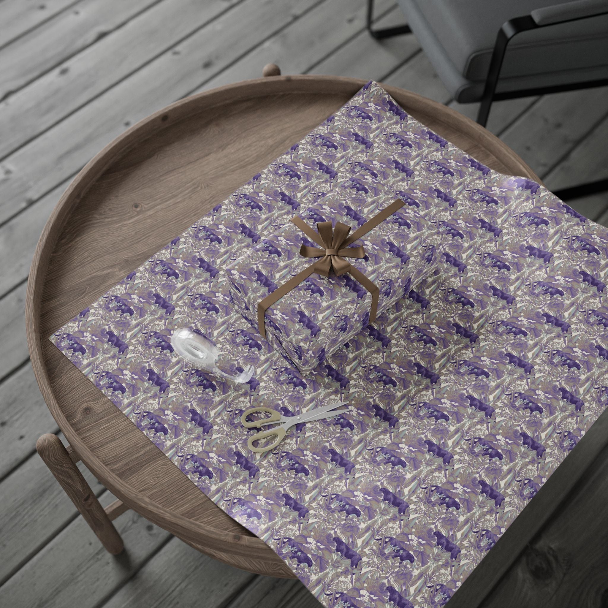 Jungle Wrapping Papers, Jaguar Gift Wrapping for the Holidays, Birthdays