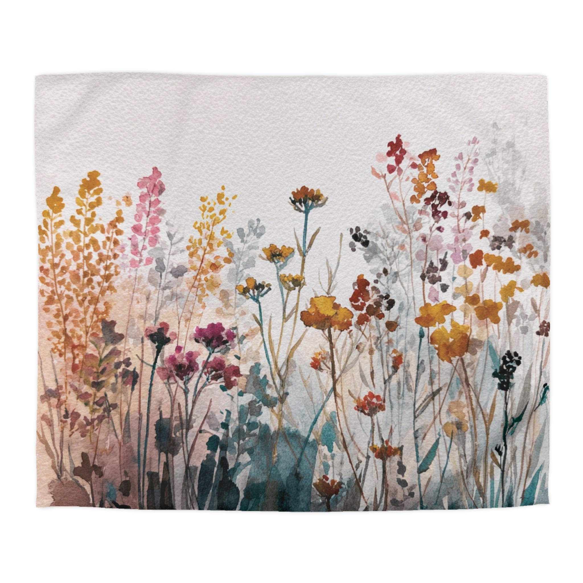 Floral Duvet, Pillow Cover | White Bedroom Decor