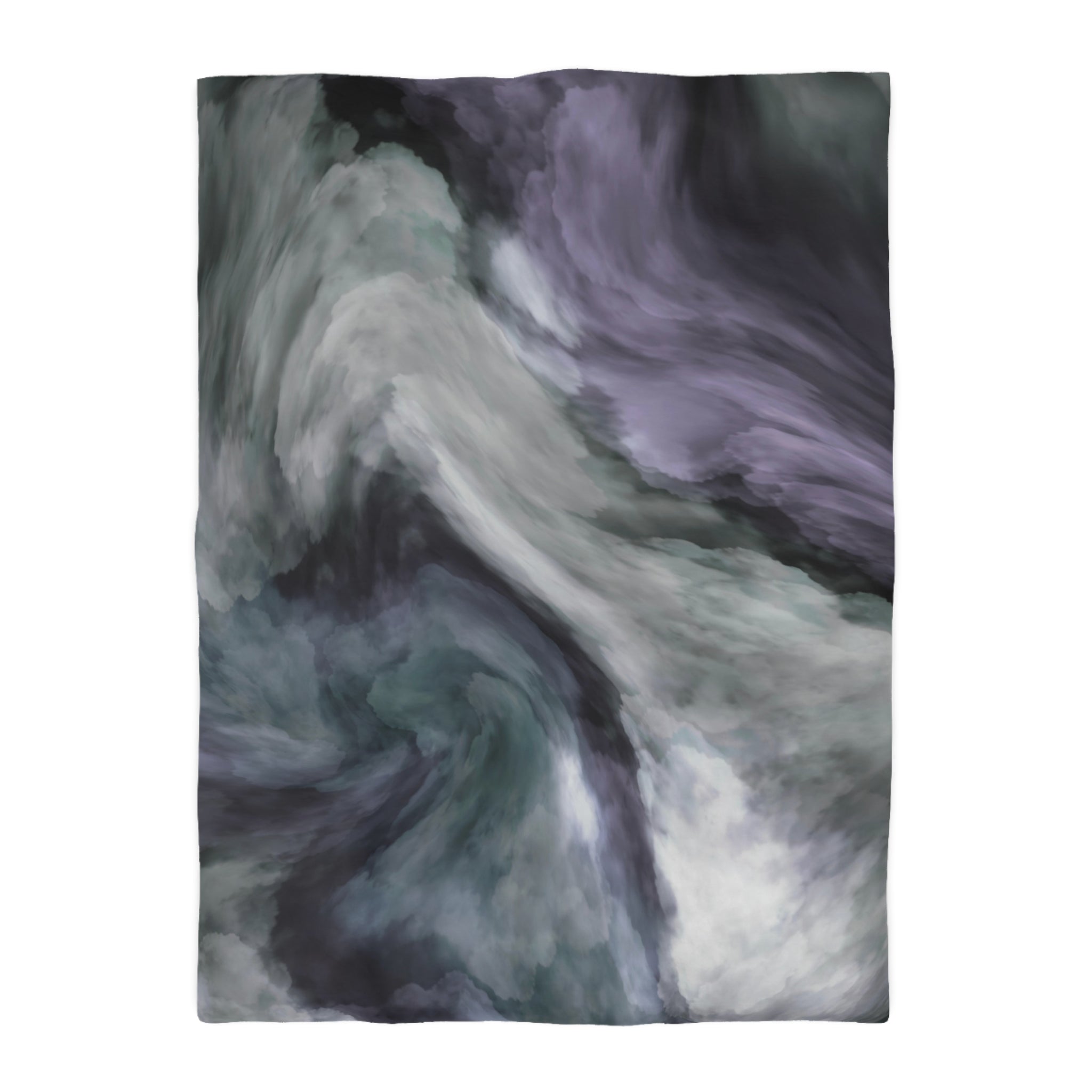 Abstract Duvet, Pillow Cover | Purple Grey Bedroom Decor