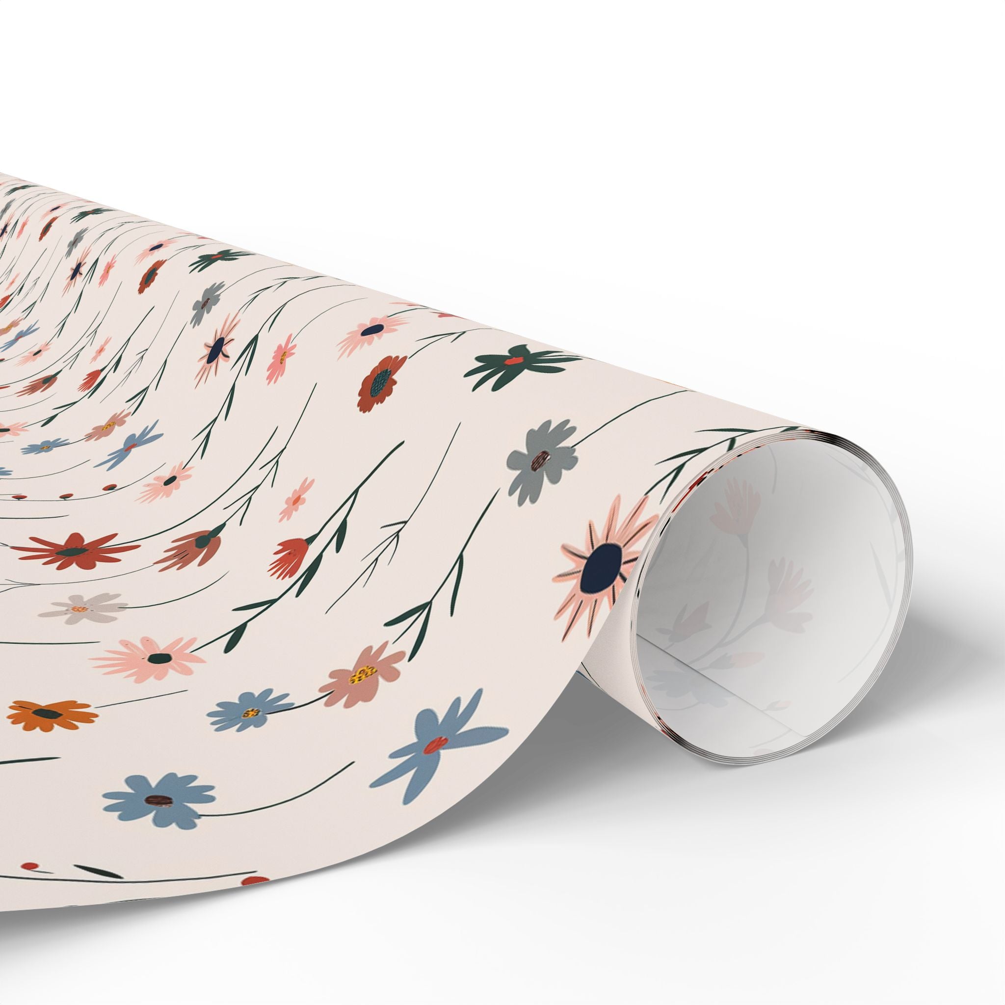 Floral Wrapping Paper | Blush Colorful Wildflowers
