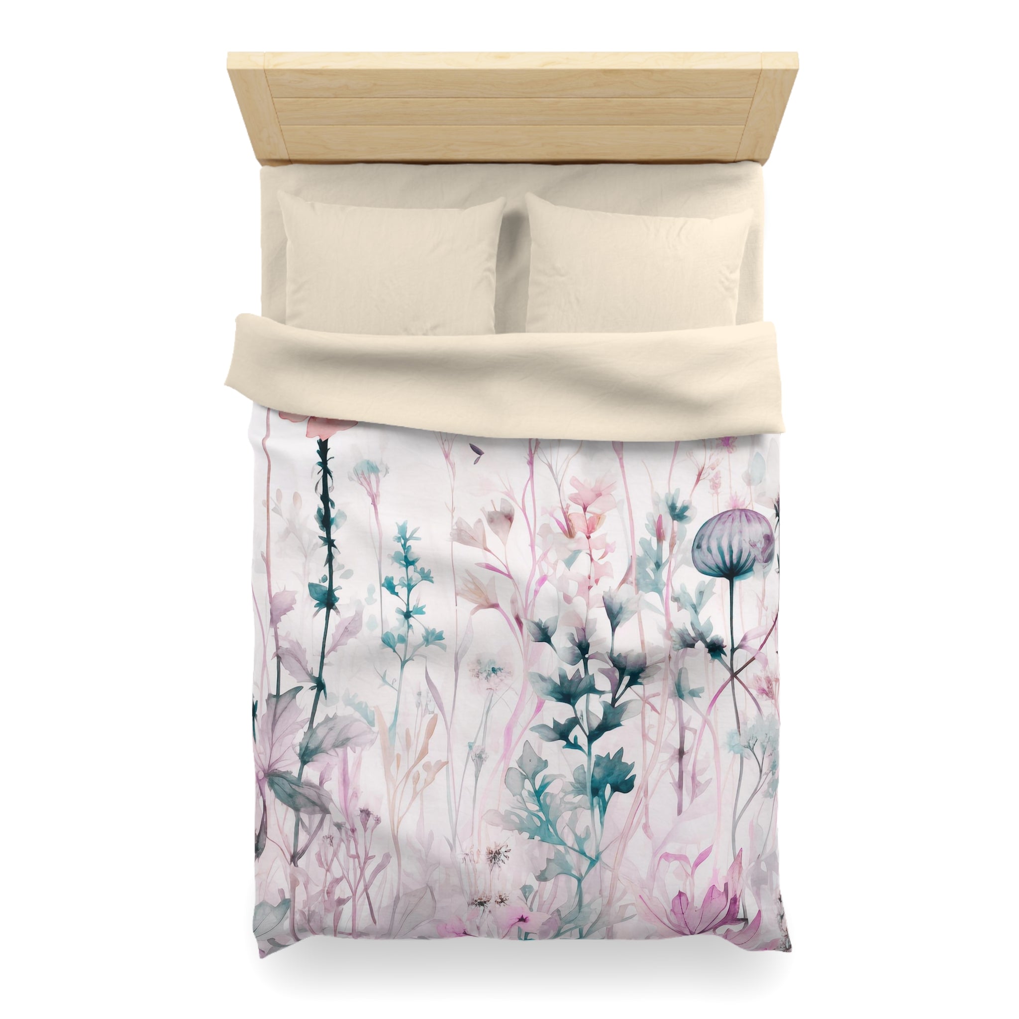 Floral Duvet Cover | Pin, Blue Bedding Blanket Cover