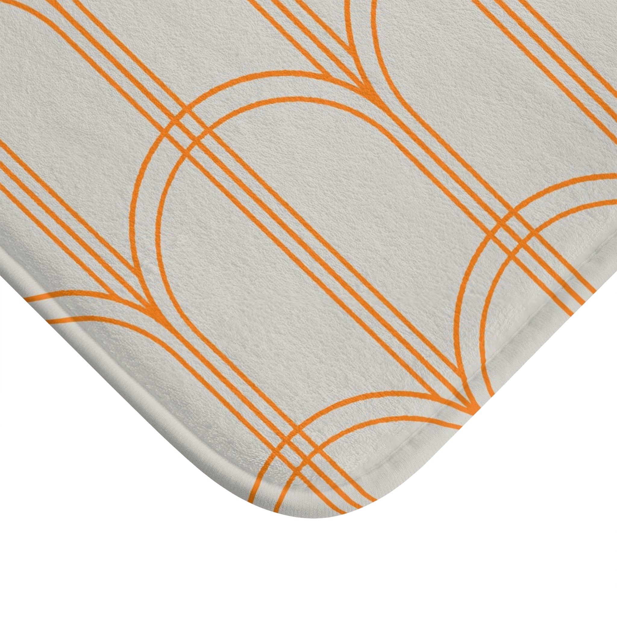 Art Deco Kitchen, Bath Mat | Grey Orange Arches