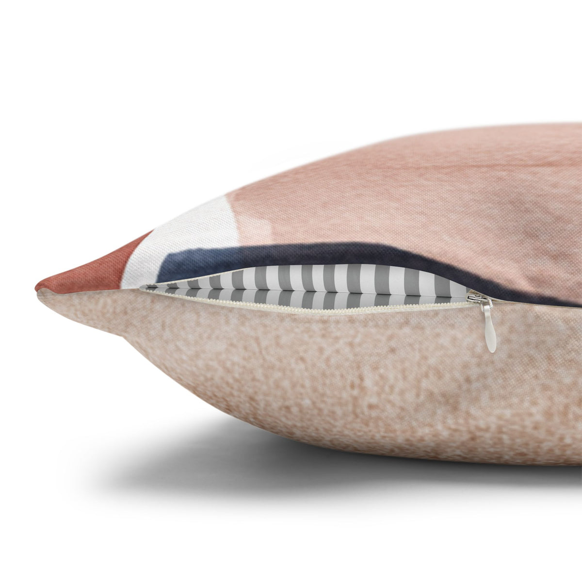 Abstract Pillow Cover | Blush Navy Watercolor Pillowcase