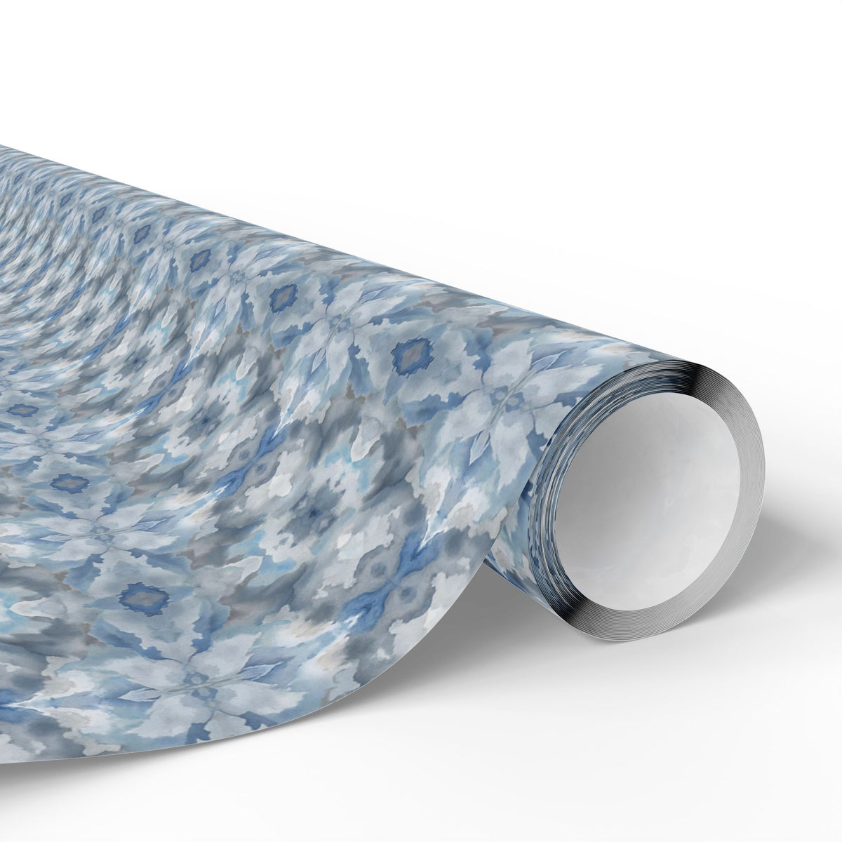 Soft Blue Grey Watercolor Wrapping Paper, Abstract Gift Wrap